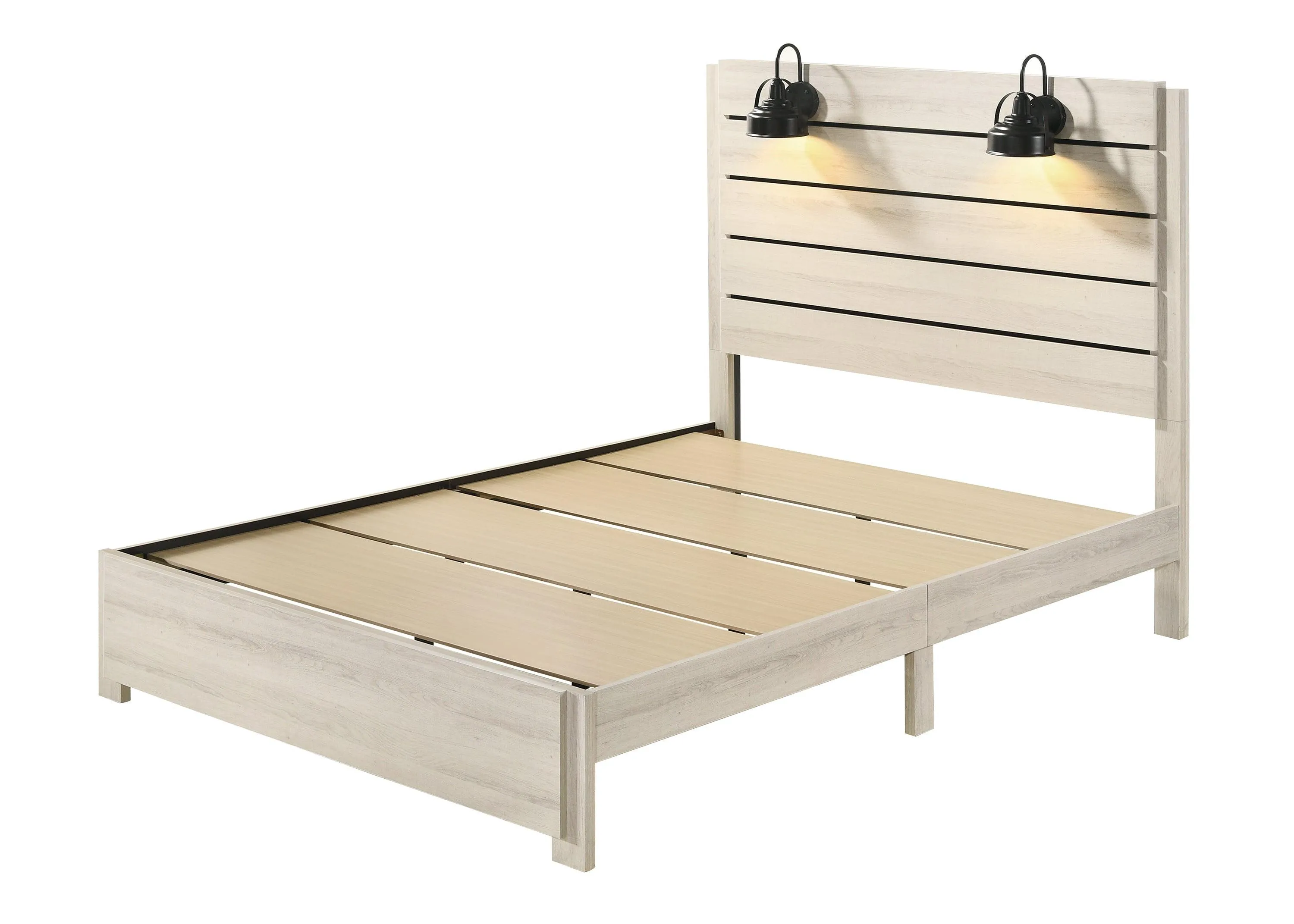 Carter White Platform Bedroom Set - Image 6