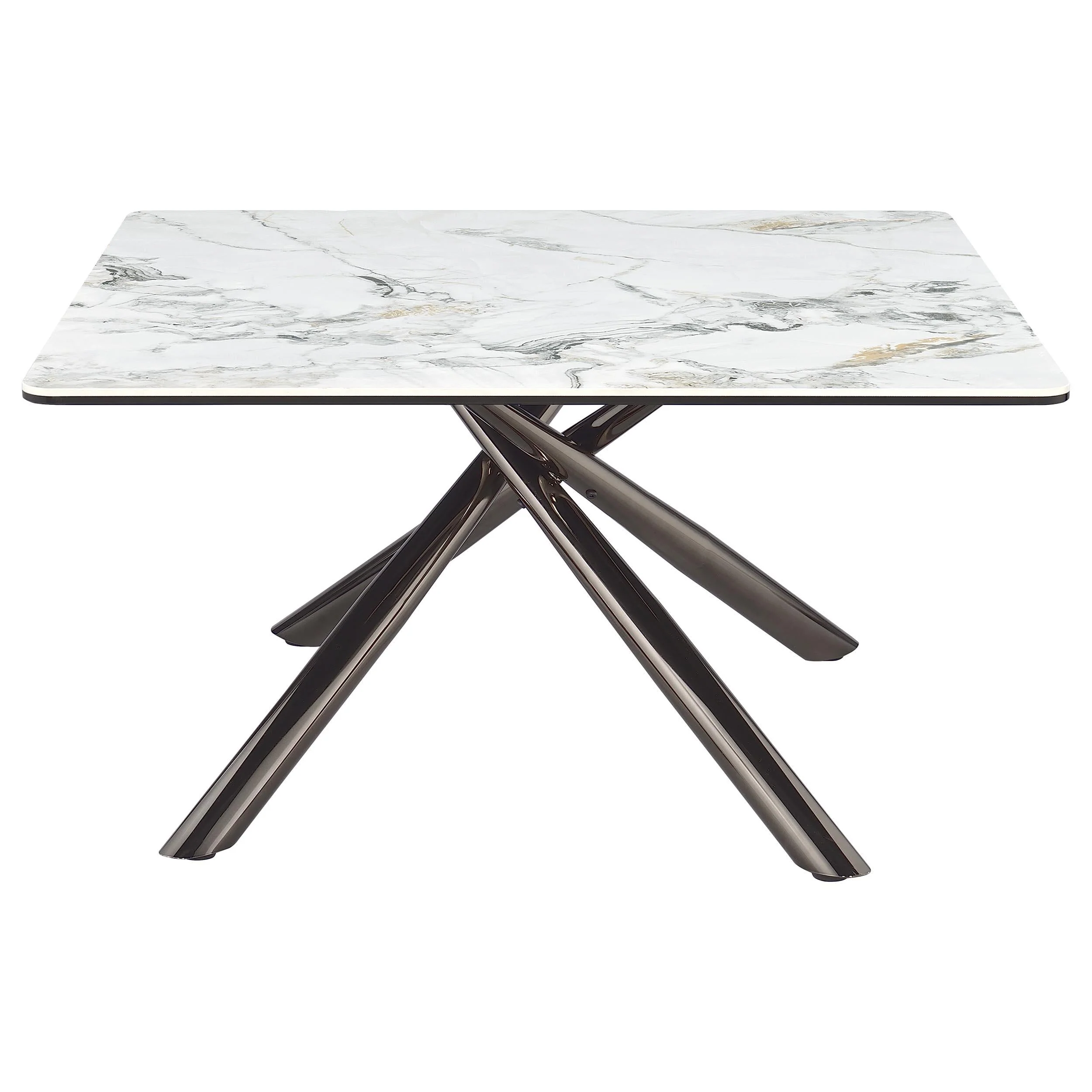 Carvell Mirage White 3-Piece Square Coffee and End Table Set - Image 6