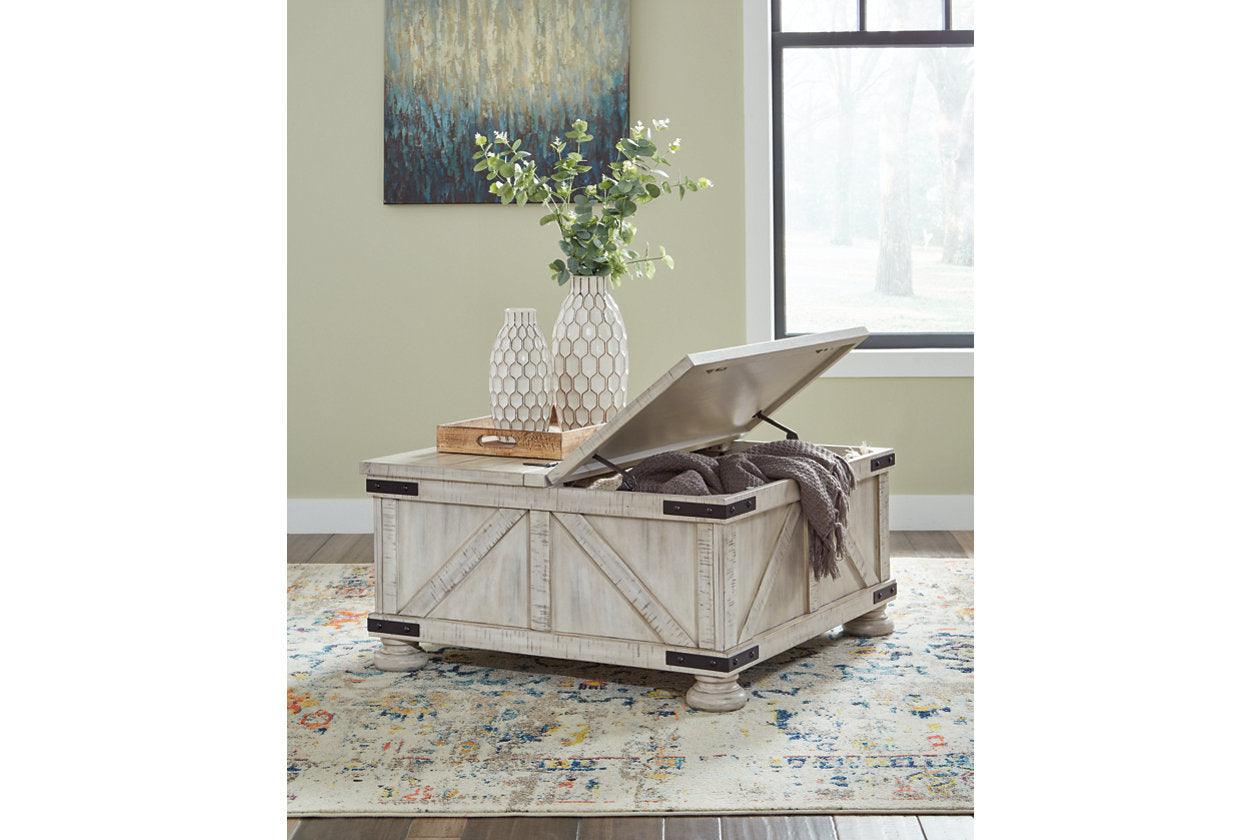 Carynhurst Whitewash Coffee Table - Image 5
