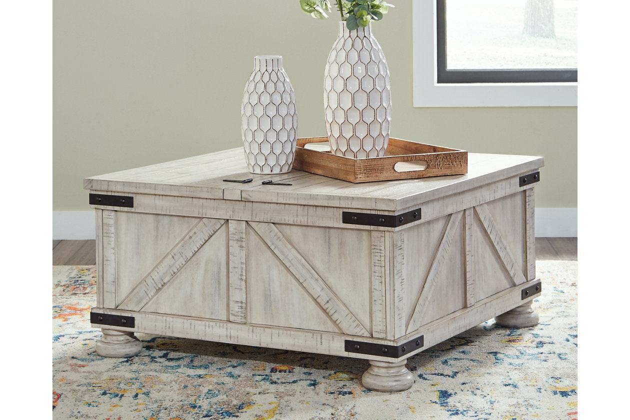Carynhurst Whitewash Coffee Table - Image 9