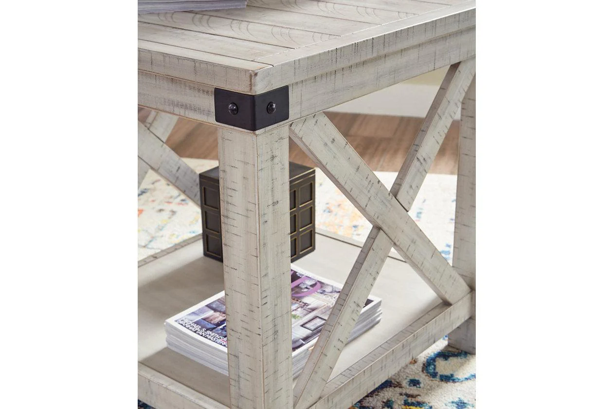 Carynhurst Whitewash End Table - Image 3