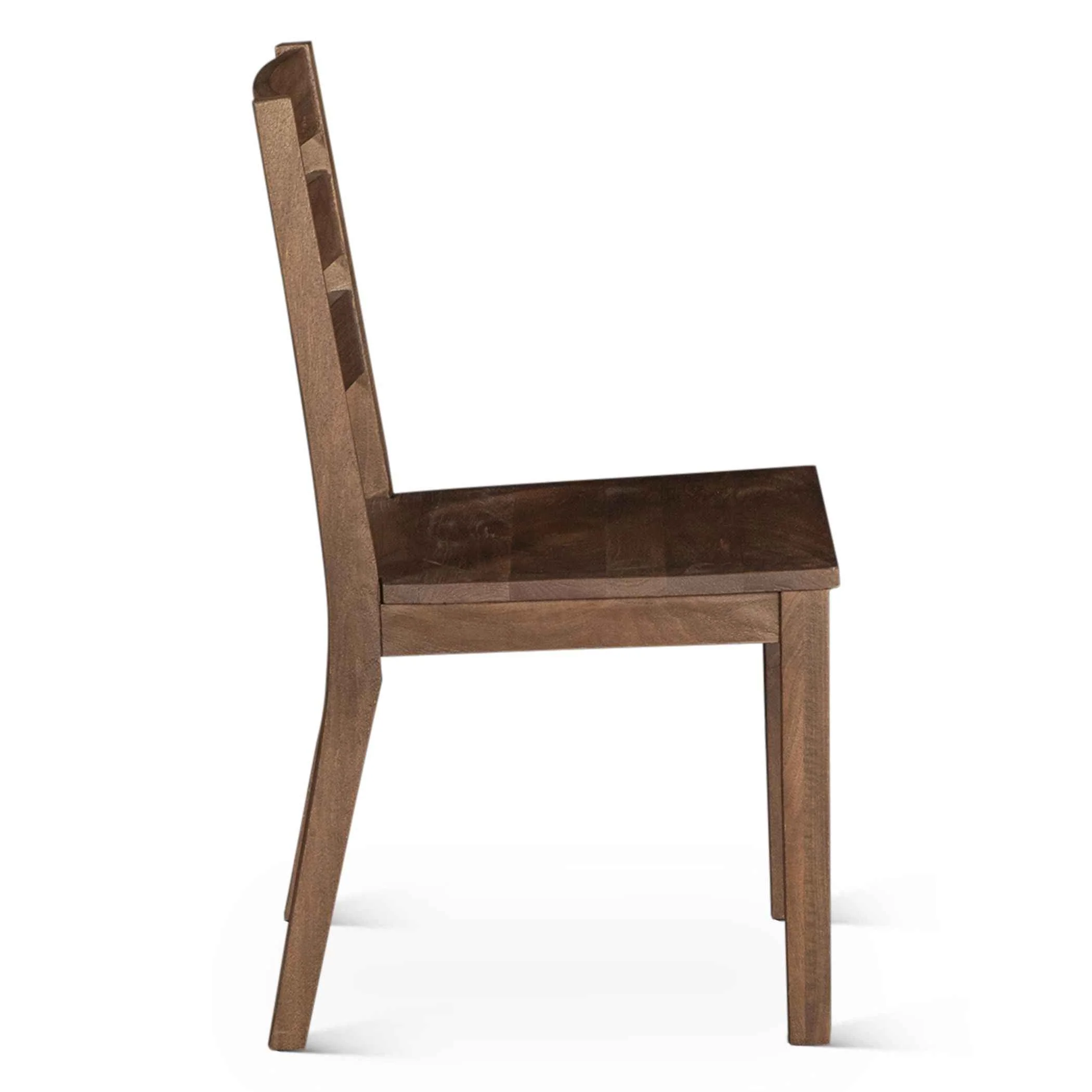Casablanca 18" Ladder Back Dining Chair in Toffee Nut, Set of 2 - Image 3