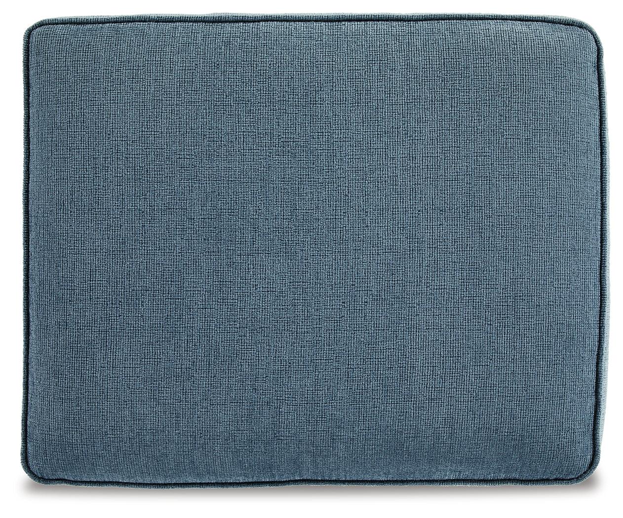 Cashton Blue Ottoman - Image 4