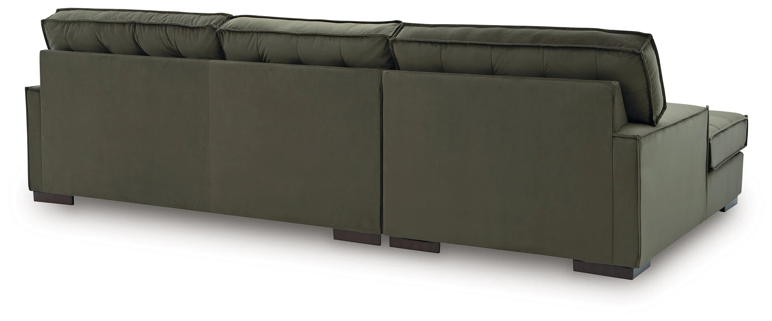 Caspian-Town Olive 2-Piece Left Arm Facing (LAF) Chaise Sectional - Image 4