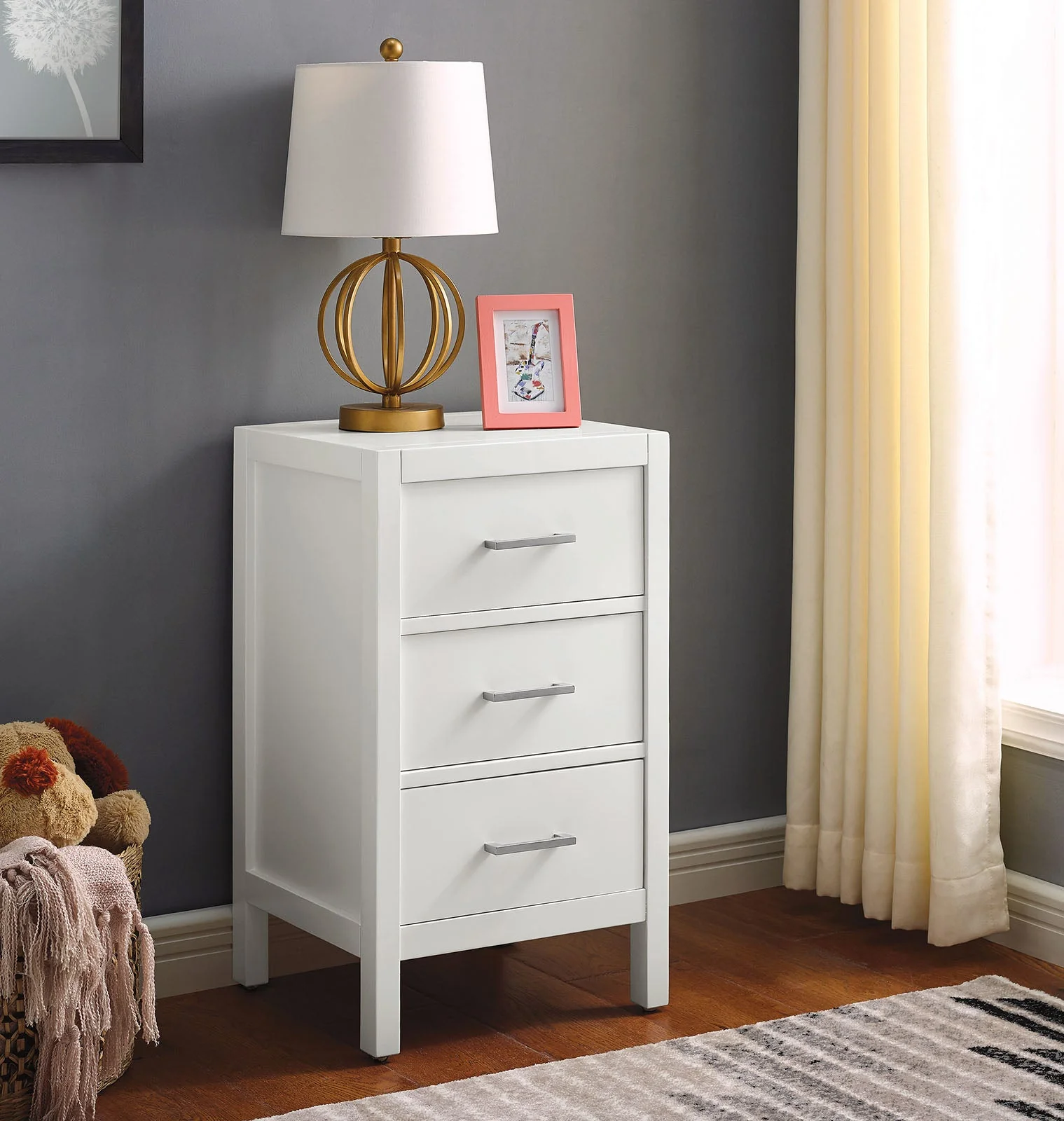 Cassidy White Twin Loft Bed - Image 2