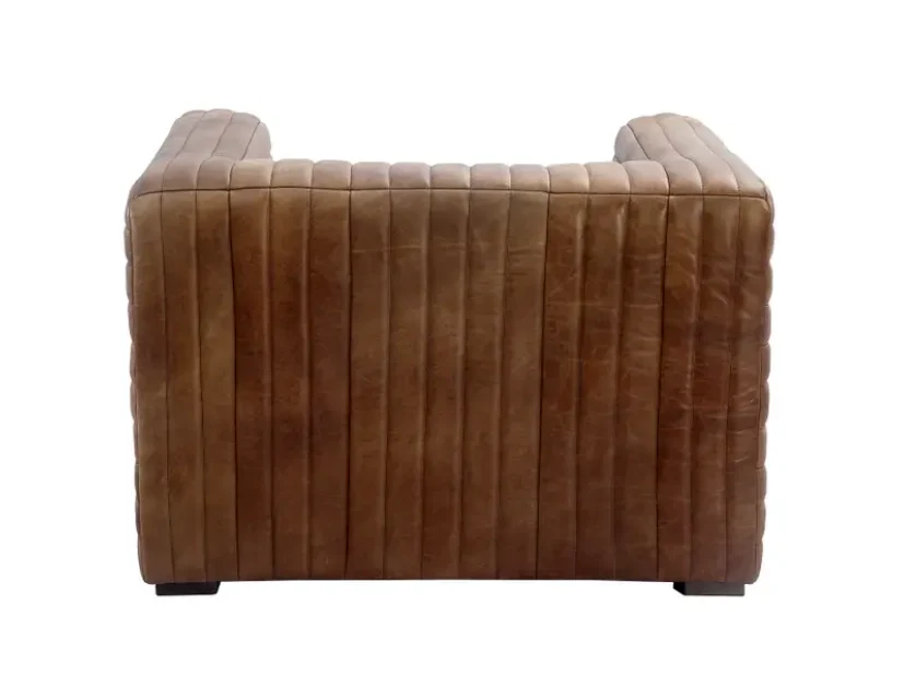 Castle Chair Open Road Brown Leather - Image 4