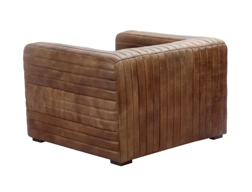 Castle Chair Open Road Brown Leather - Image 5