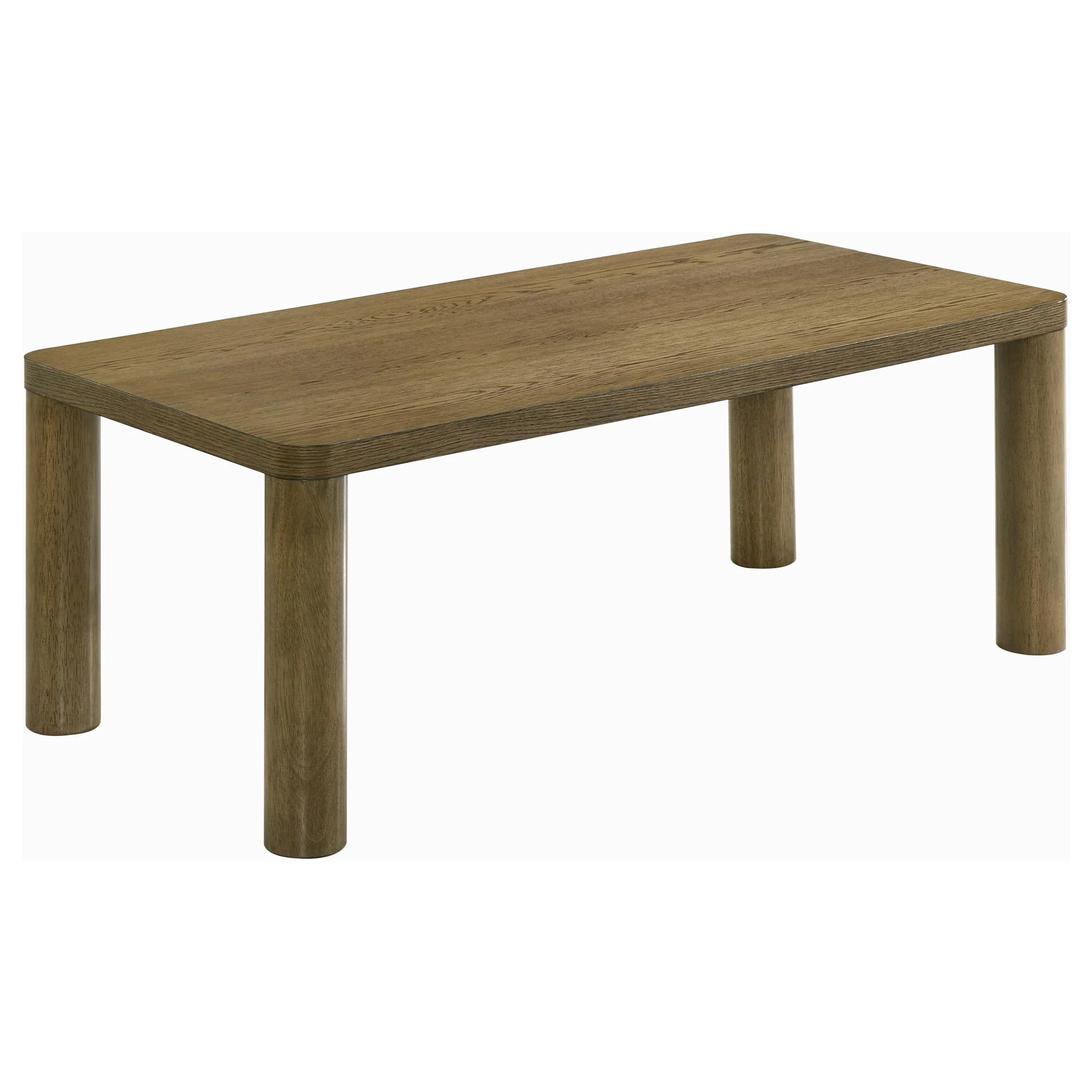 Castlewood Brown Oak Engineered Wood Cocktail Coffee Table - Image 2