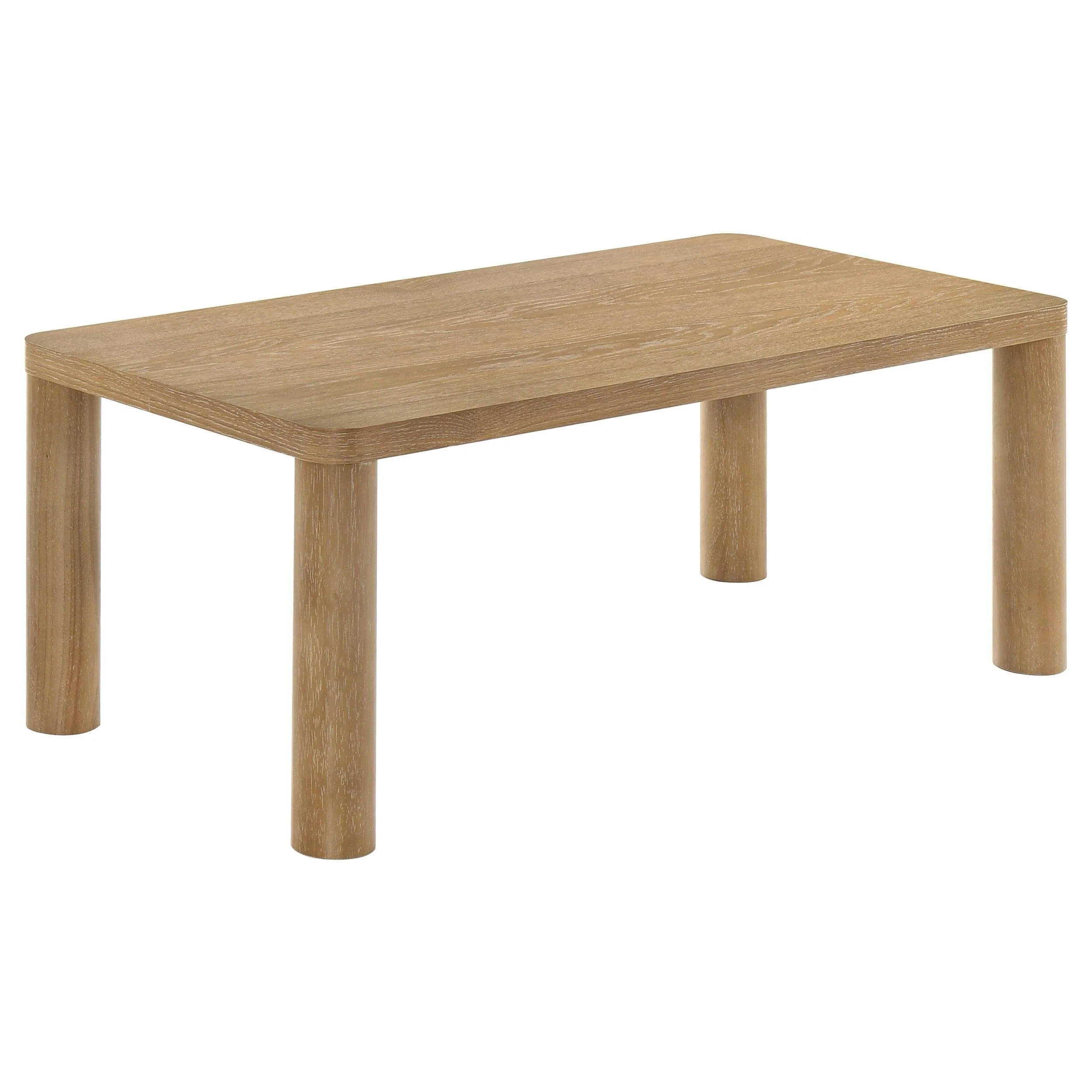 Castlewood Light Oak Engineered Wood Cocktail Coffee Table - Image 2