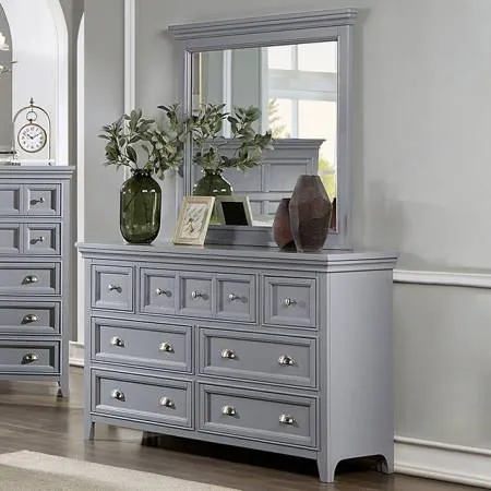 Castlile Gray 5-Piece Queen Bedroom Set - Image 3