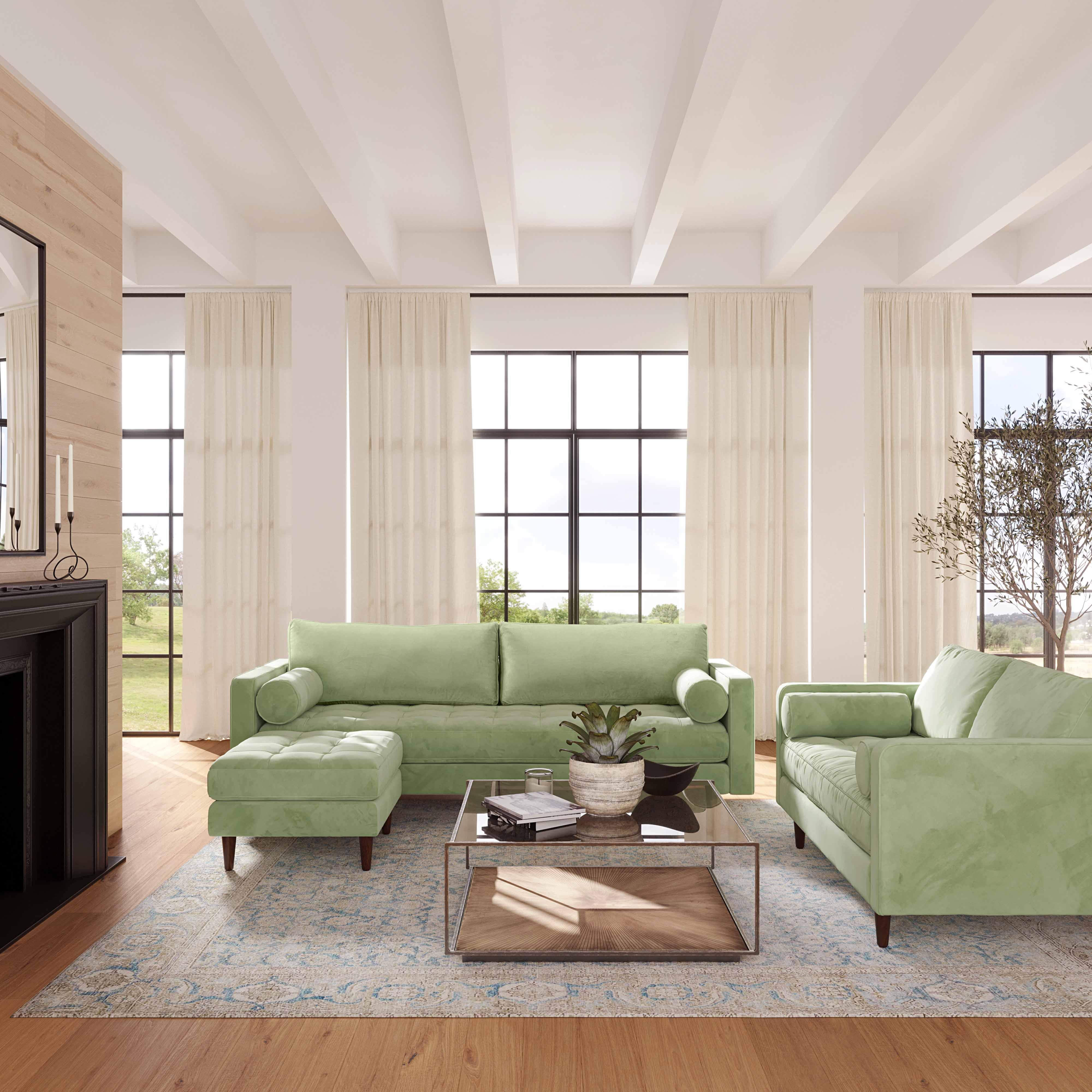 Cave Velvet Loveseat - Image 18
