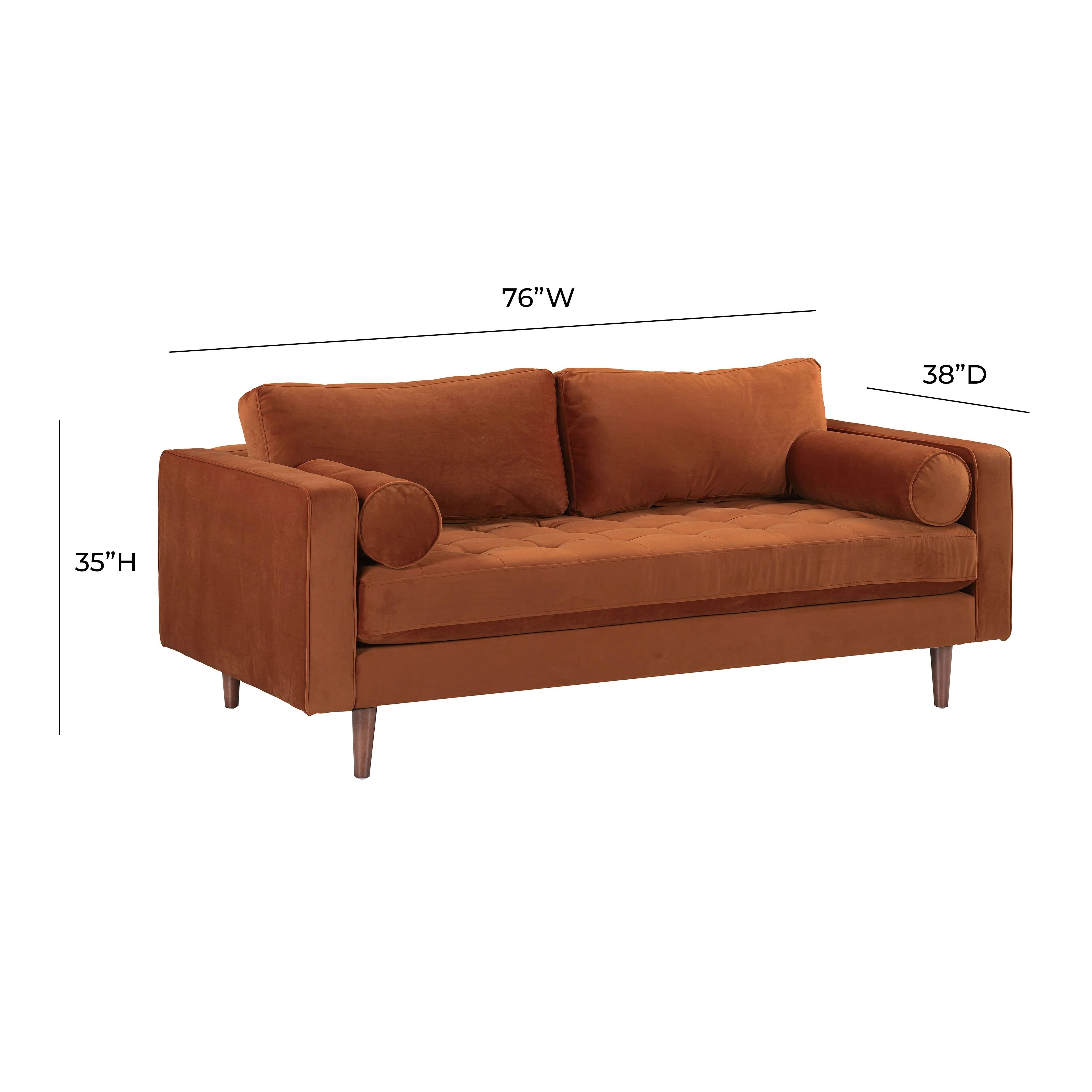 Cave Velvet Loveseat - Image 22