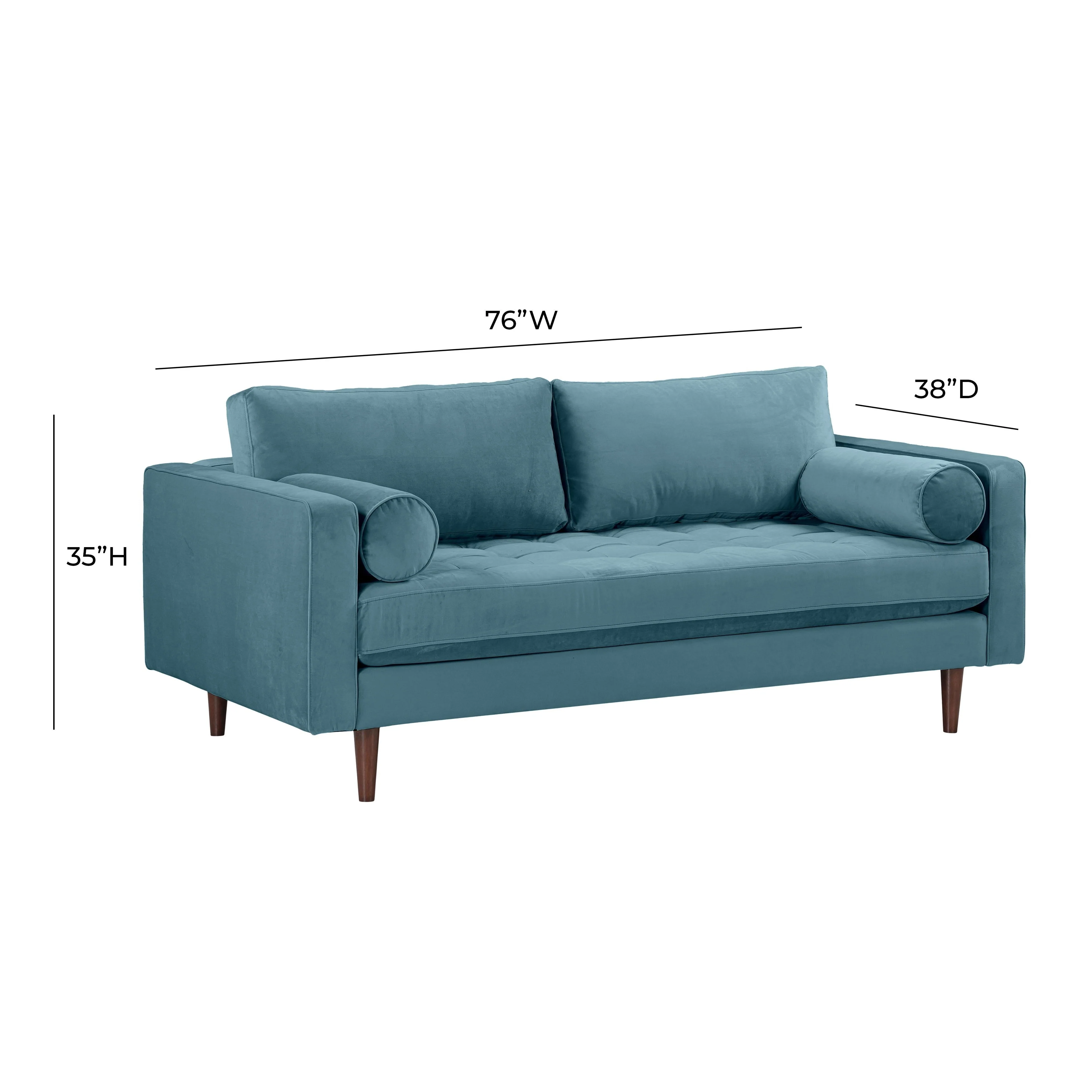 Cave Velvet Loveseat - Image 31