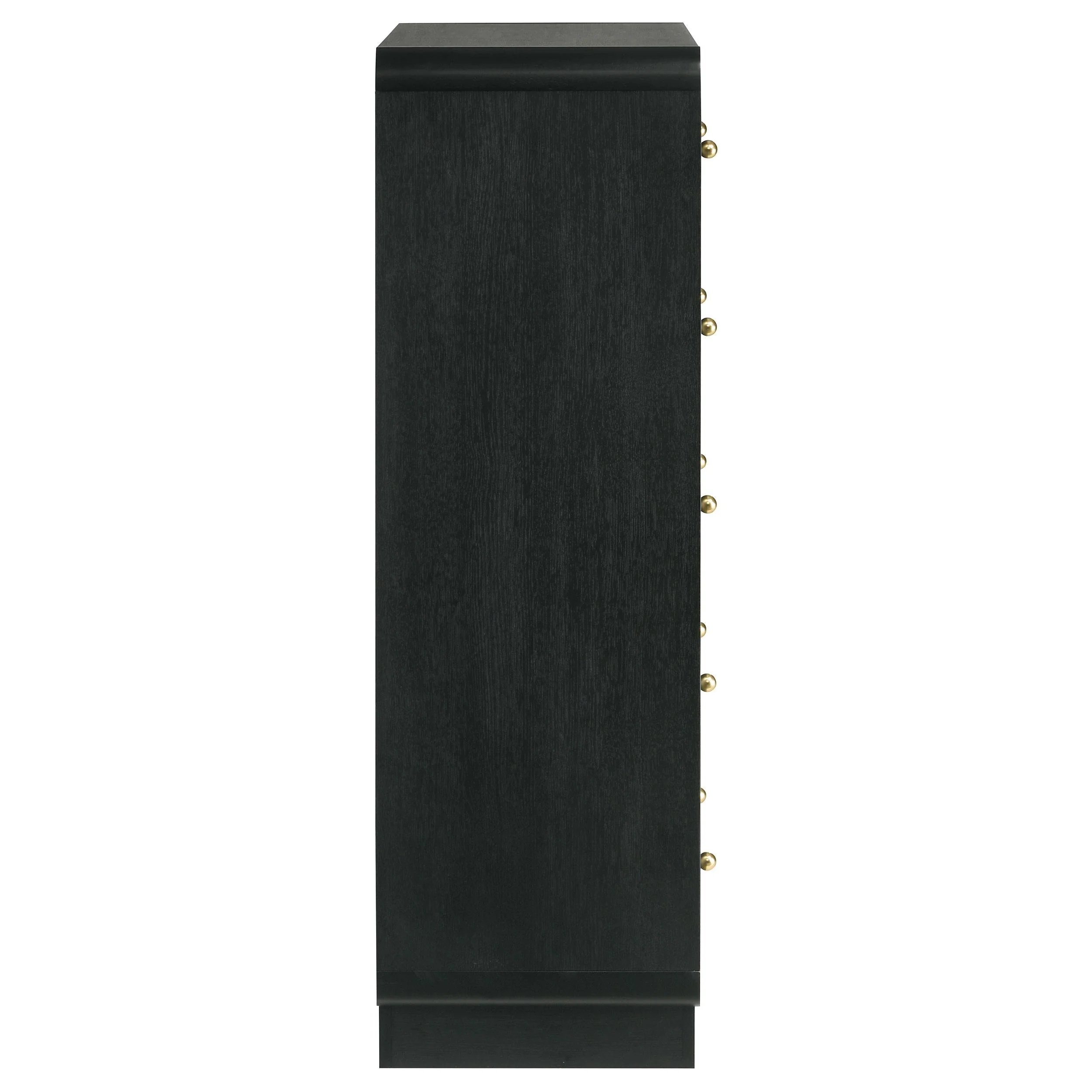 Cavelle 5-drawer Chest of Drawers Black - Image 8