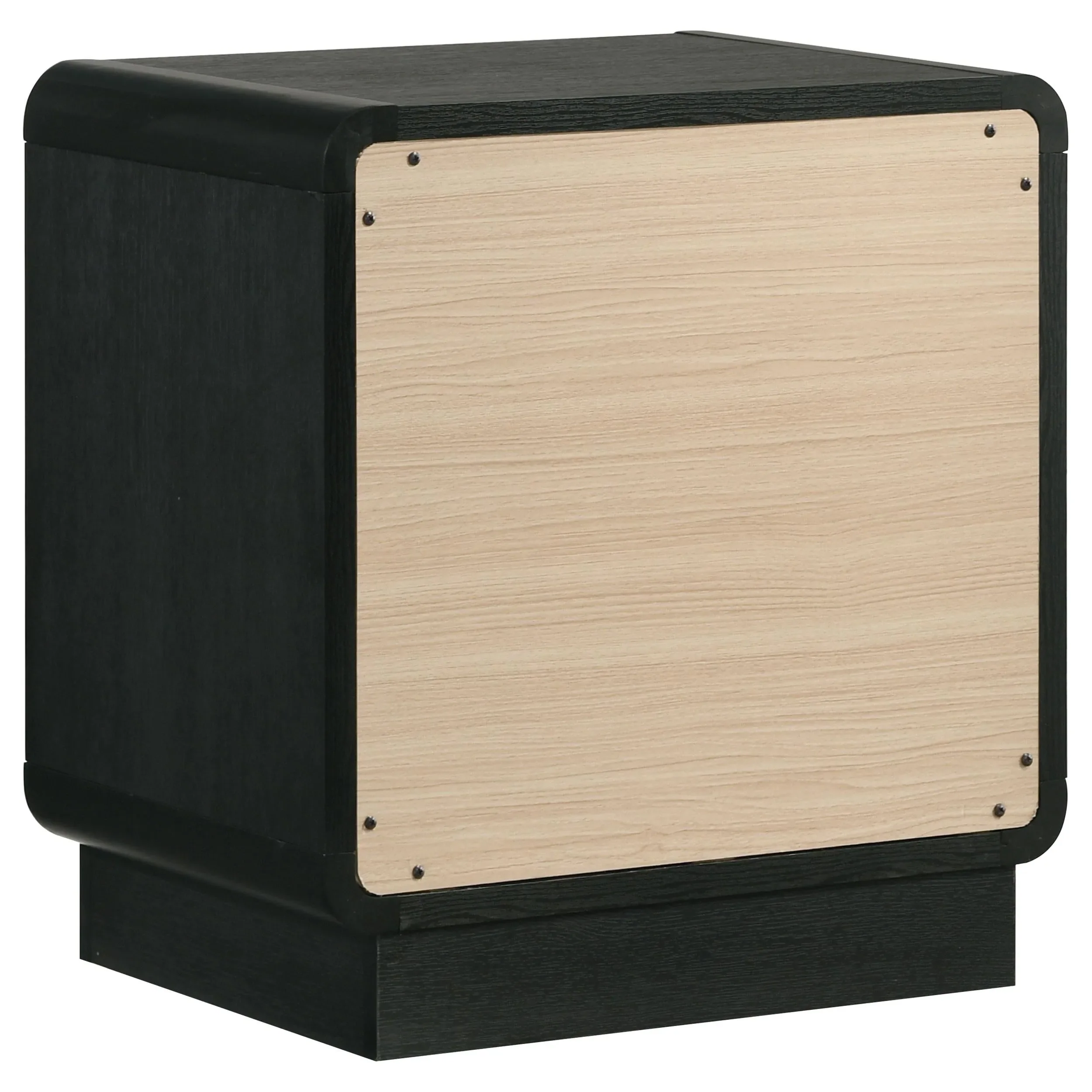 Cavelle Black 2-Drawer Nightstand - Image 6