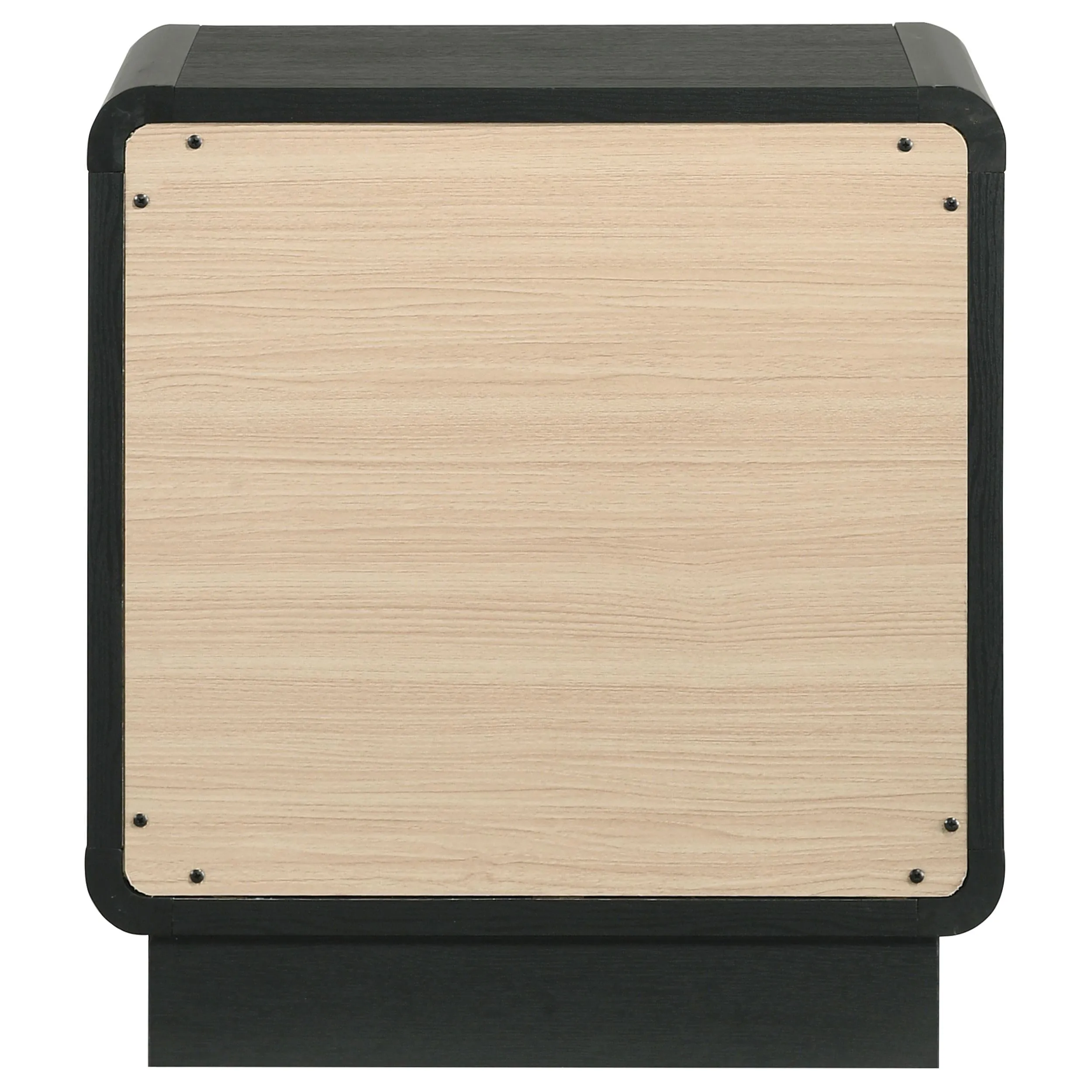 Cavelle Black 2-Drawer Nightstand - Image 7
