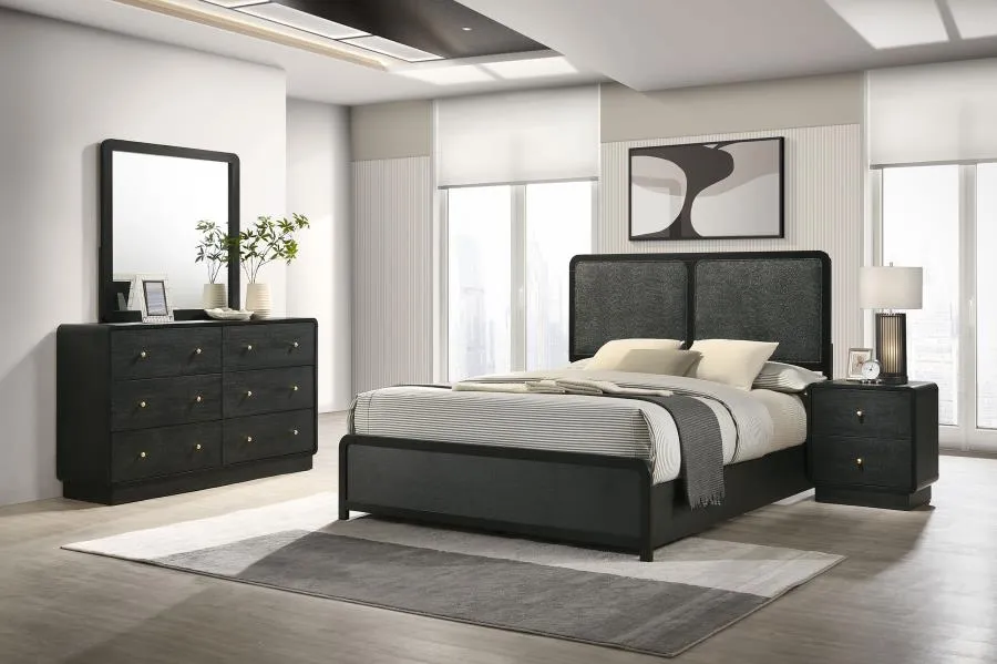 Cavelle Black 4-piece Queen Bedroom Set