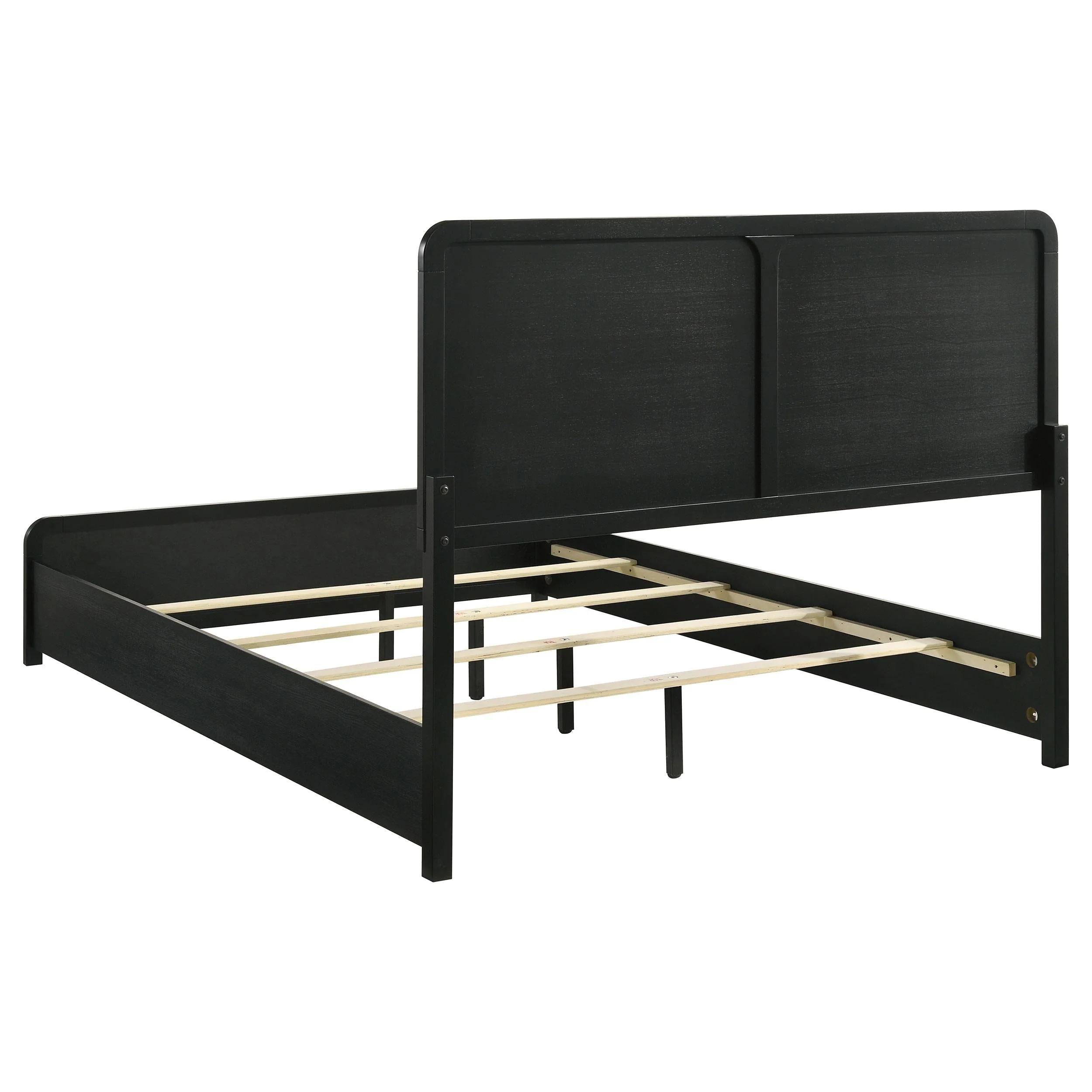 Cavelle Black 47-inch Upholstered Eastern King Bed - Image 4