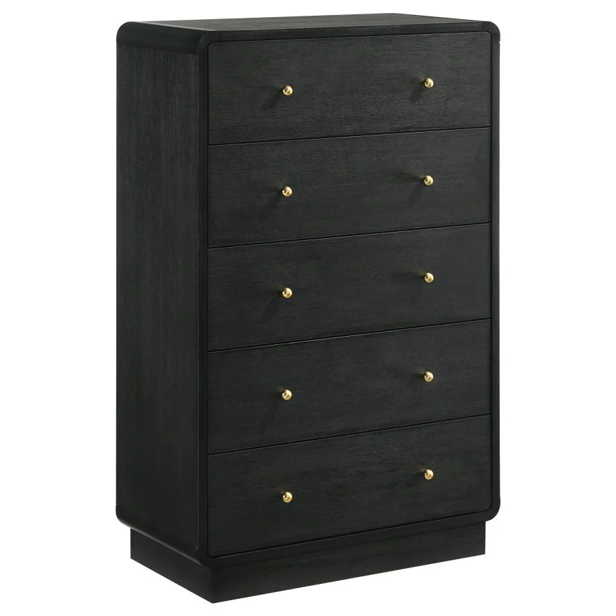 Cavelle Black 5-piece Queen Bedroom Set - Image 11