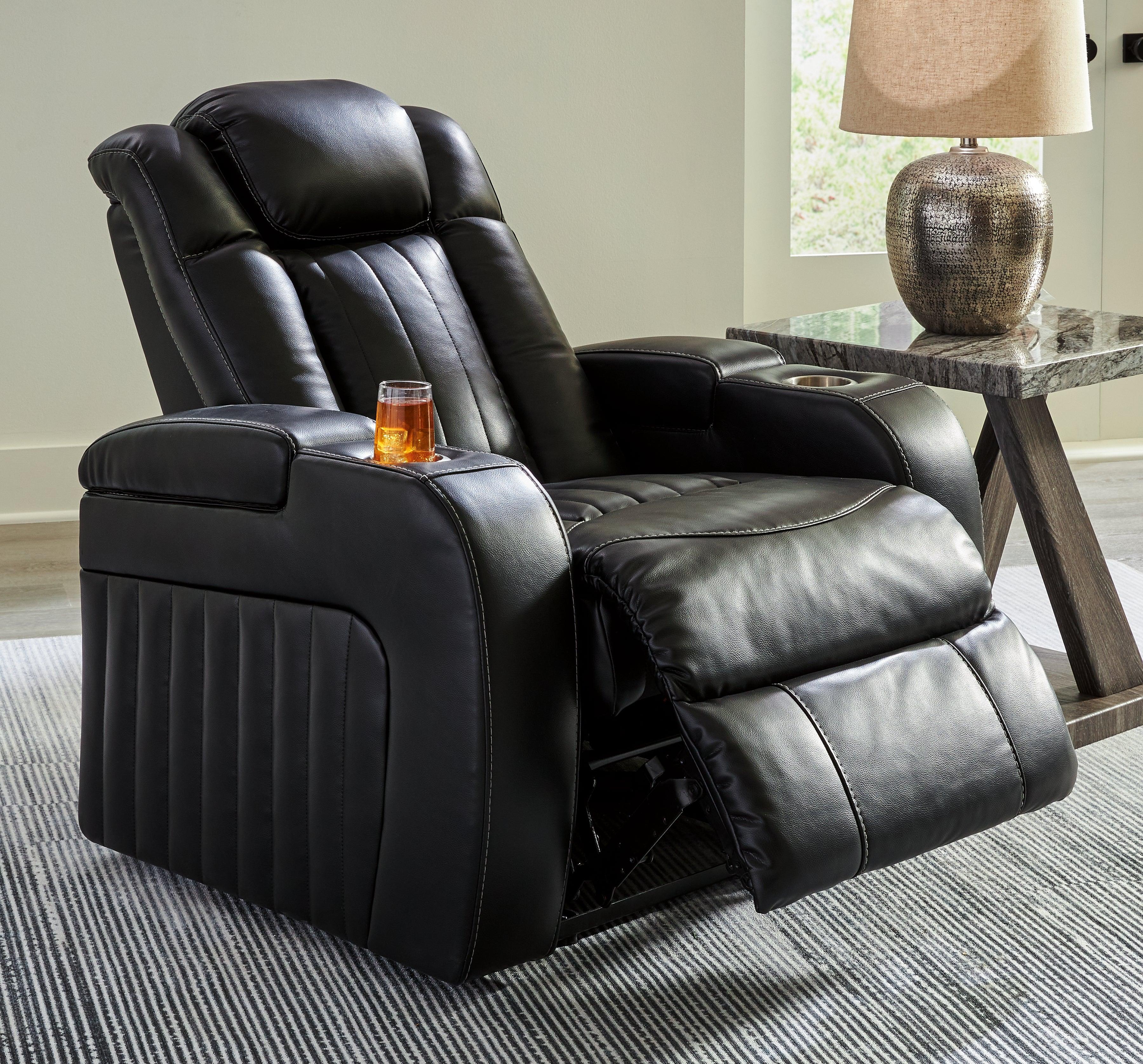 Caveman Den Midnight Power Recliner - Image 7