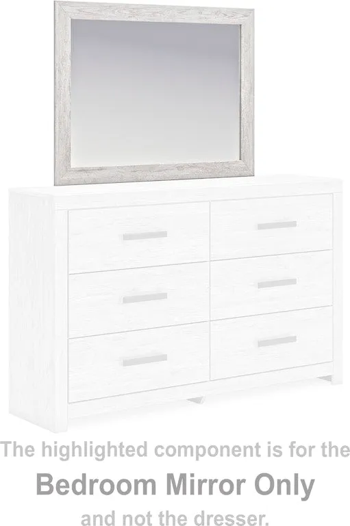 Cayboni Whitewash Bedroom Mirror