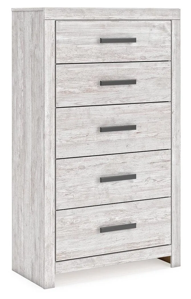 Cayboni Whitewash Chest of Drawers