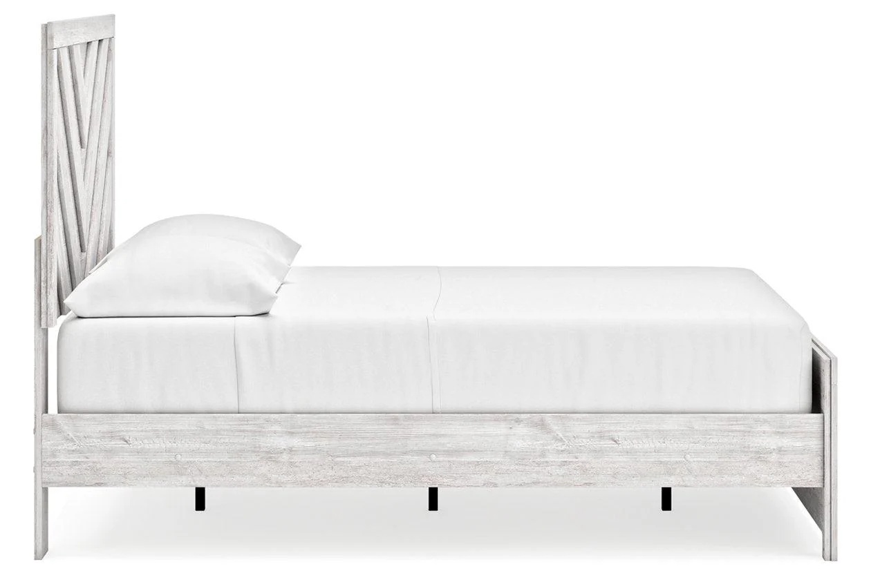 Cayboni Whitewash Full Panel Bed - Image 7