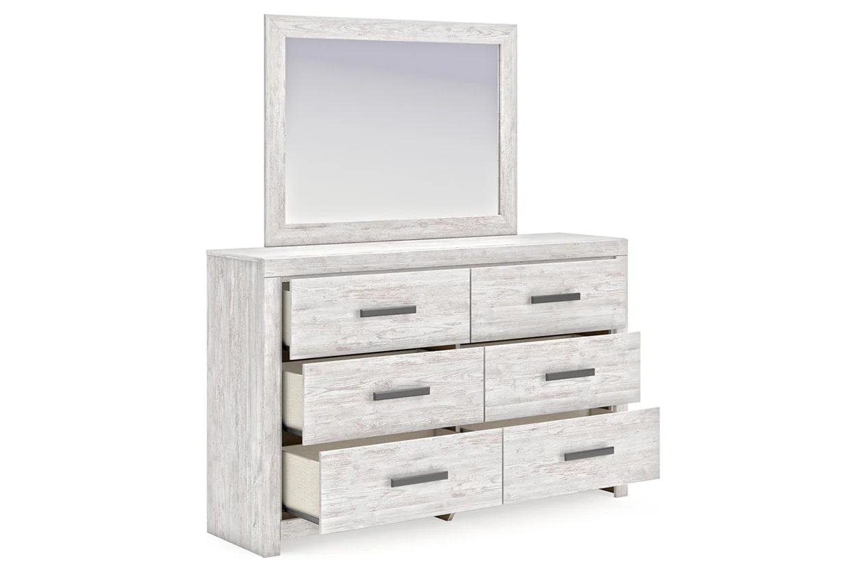 Cayboni Whitewash Panel Bedroom Set - Image 13