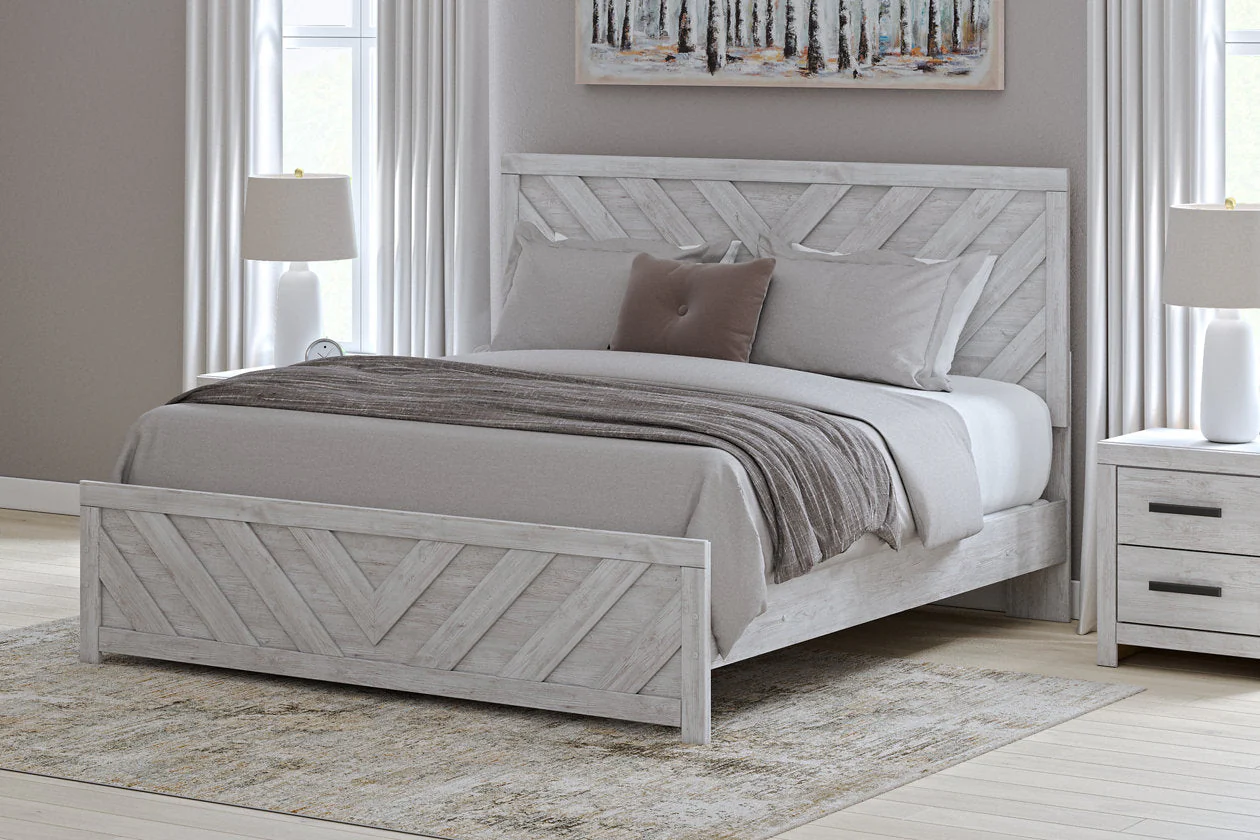 Cayboni Whitewash Panel Bedroom Set - Image 25