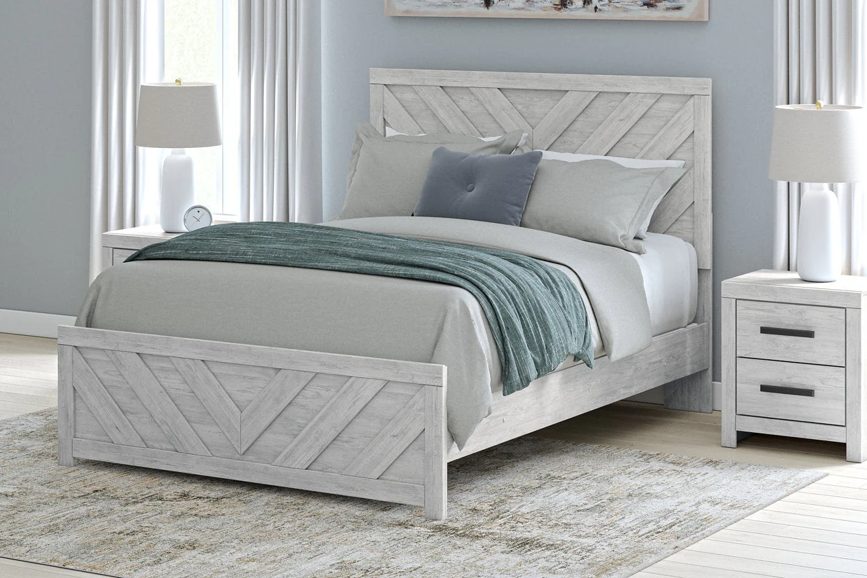 Cayboni Whitewash Panel Bedroom Set - Image 39