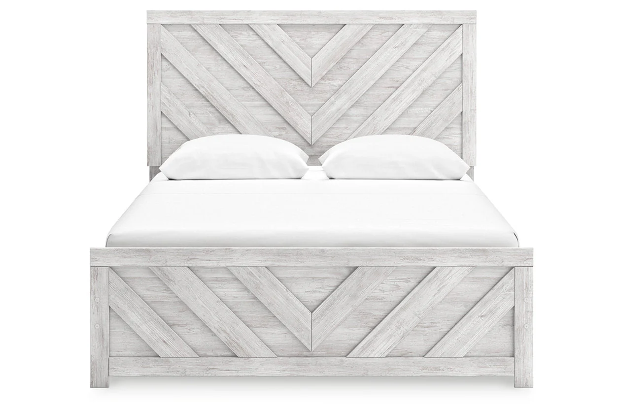 Cayboni Whitewash Panel Bedroom Set - Image 41