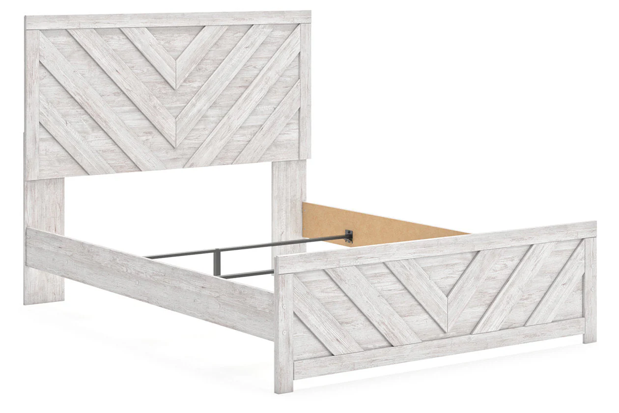 Cayboni Whitewash Panel Bedroom Set - Image 43