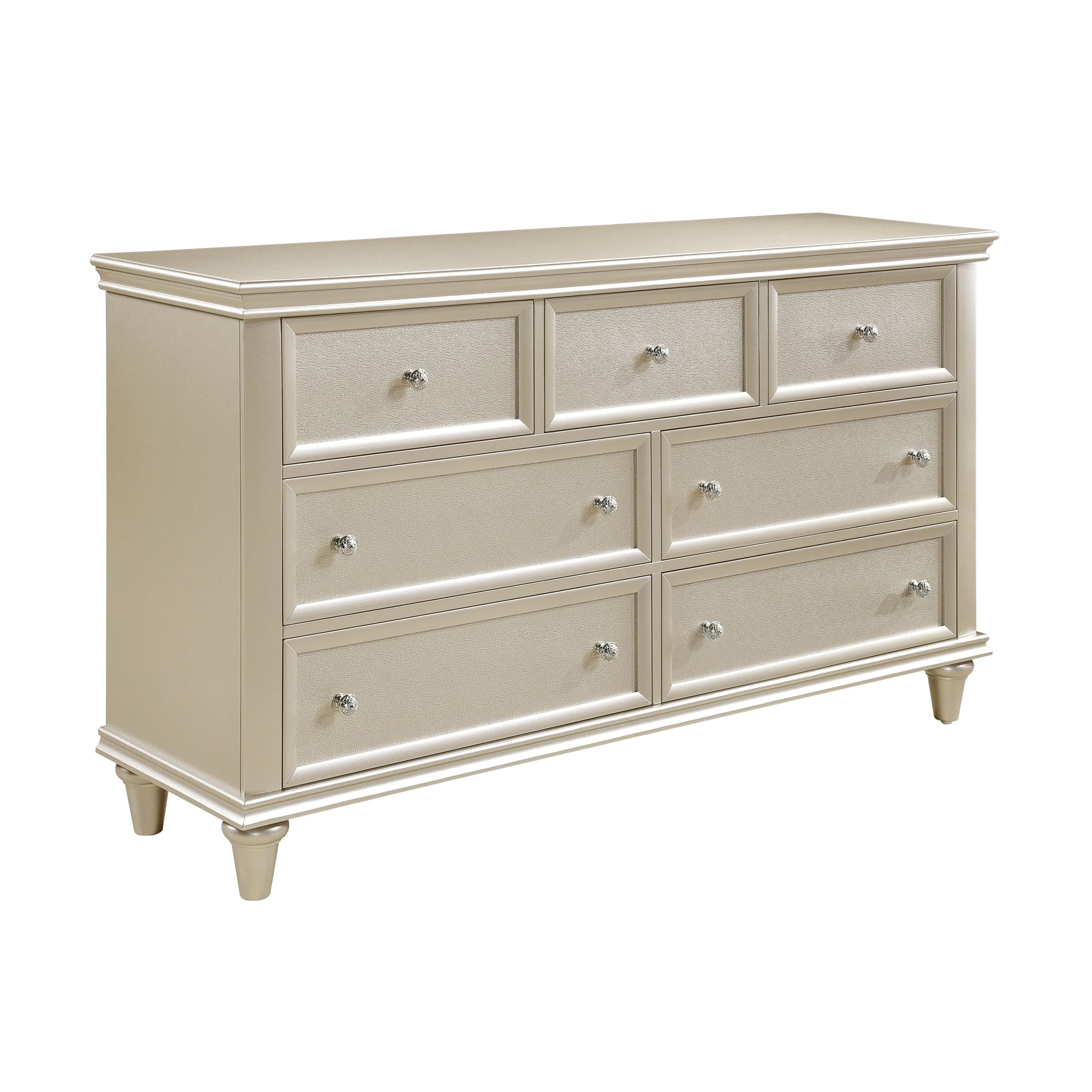 Celandine Silver Upholstered Panel Bedroom Set - Image 6