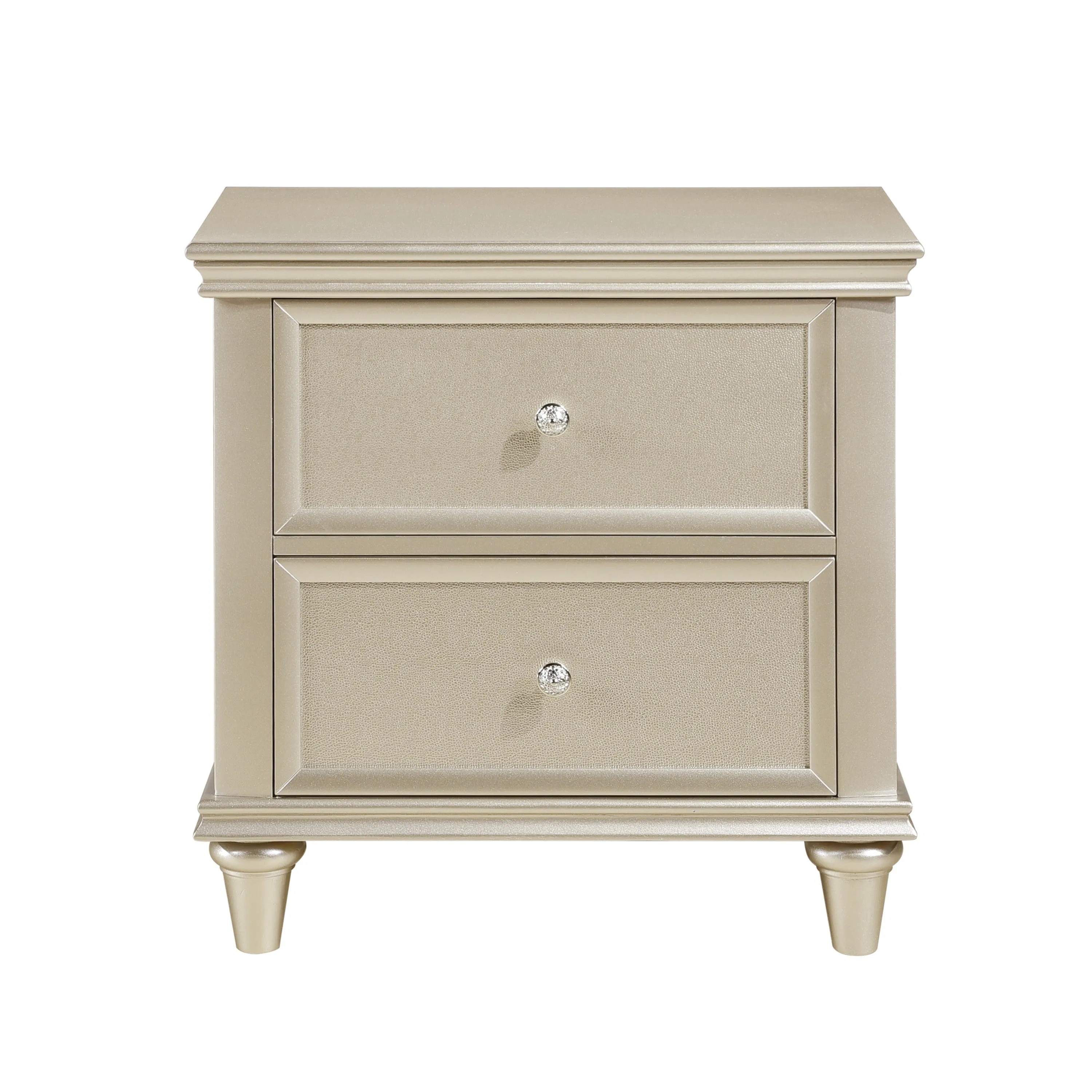 Celandine Silver Upholstered Panel Bedroom Set - Image 9