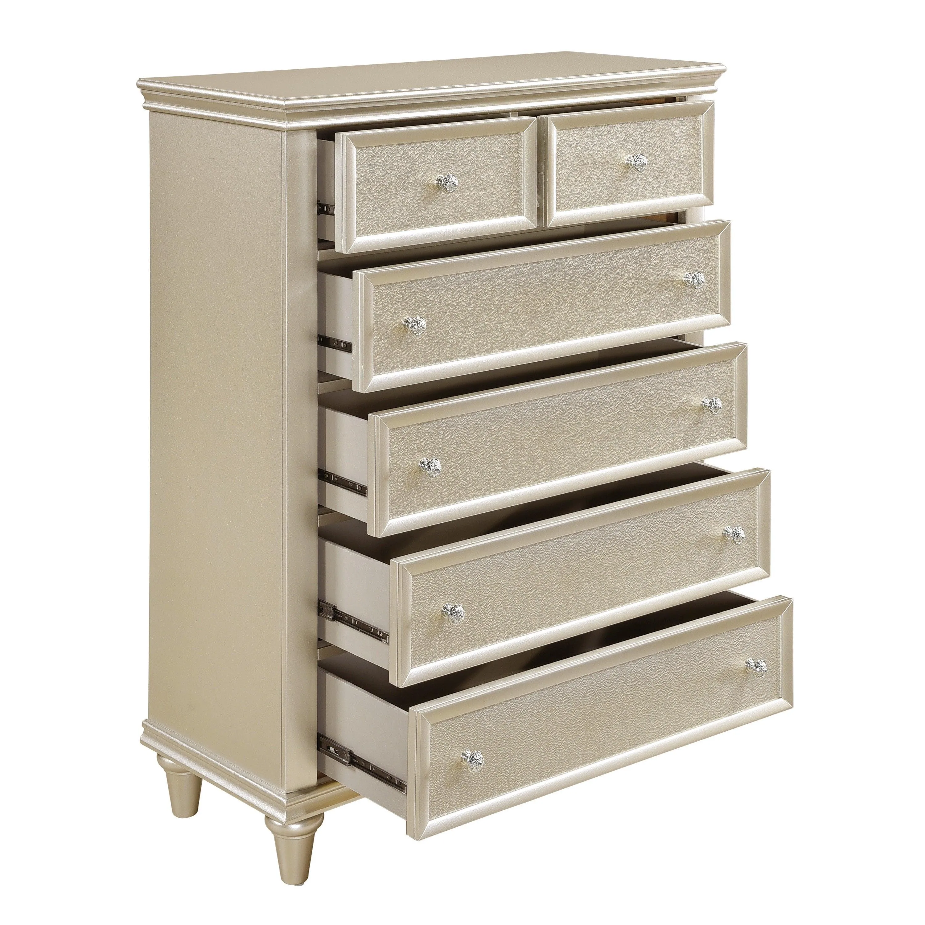 Celandine Silver Upholstered Panel Youth Bedroom Set - Image 16