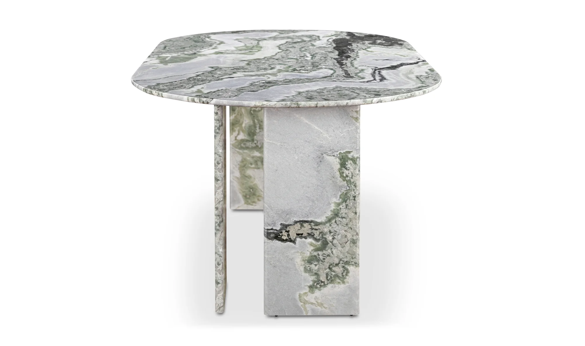Celia Oval Dining Table Green Onyx Marble - Image 2