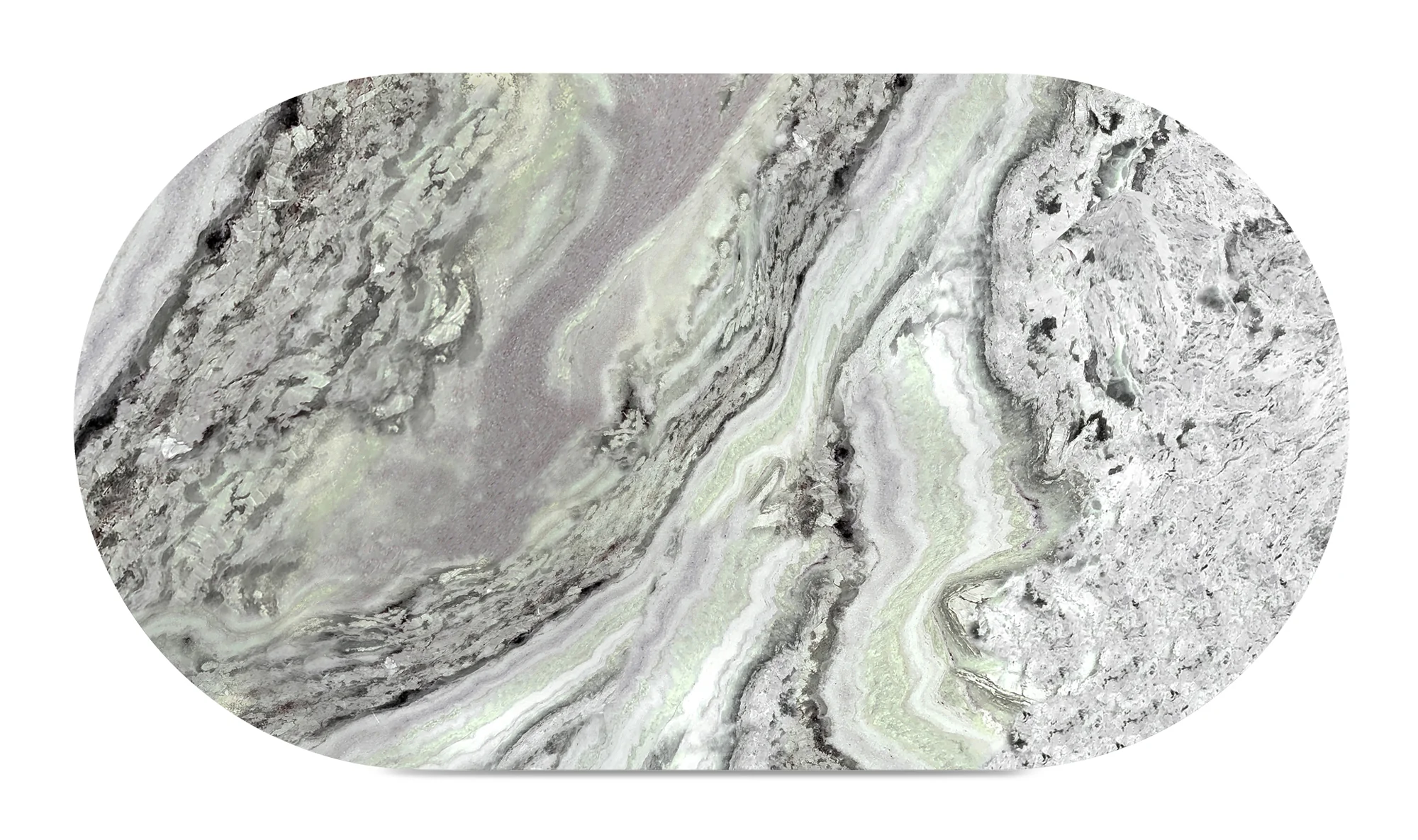 Celia Oval Dining Table Green Onyx Marble - Image 7