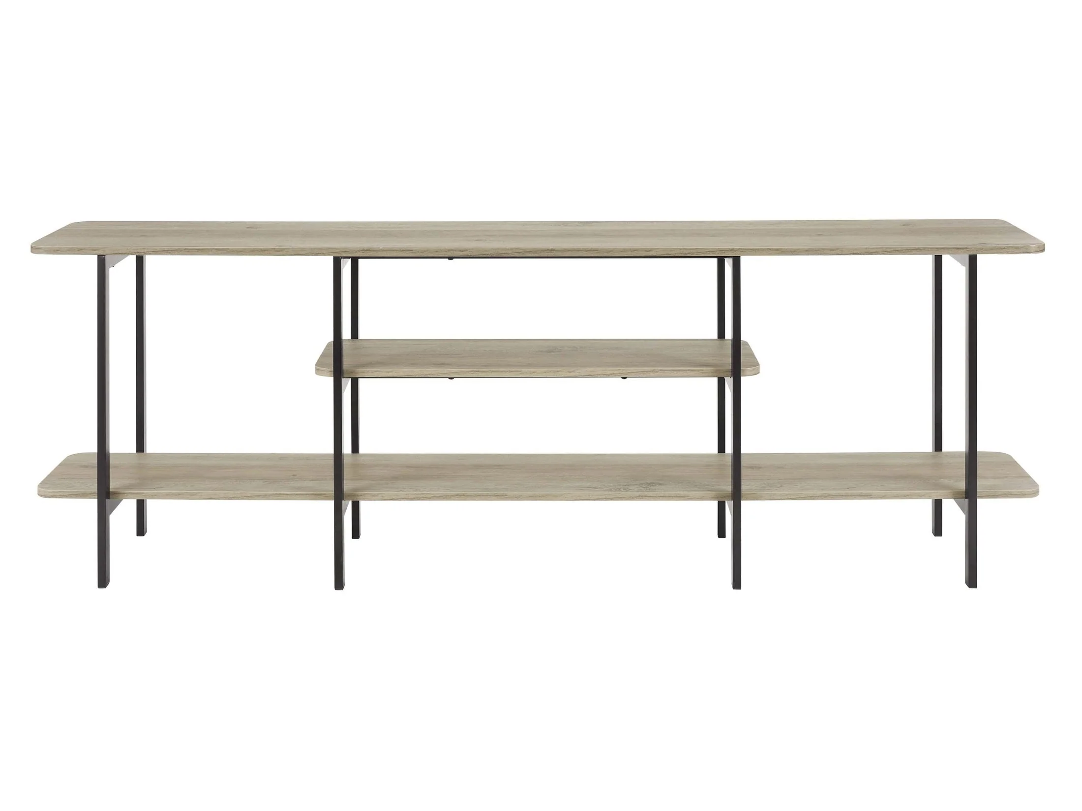 Celine Side Table Console in Rustic Grey