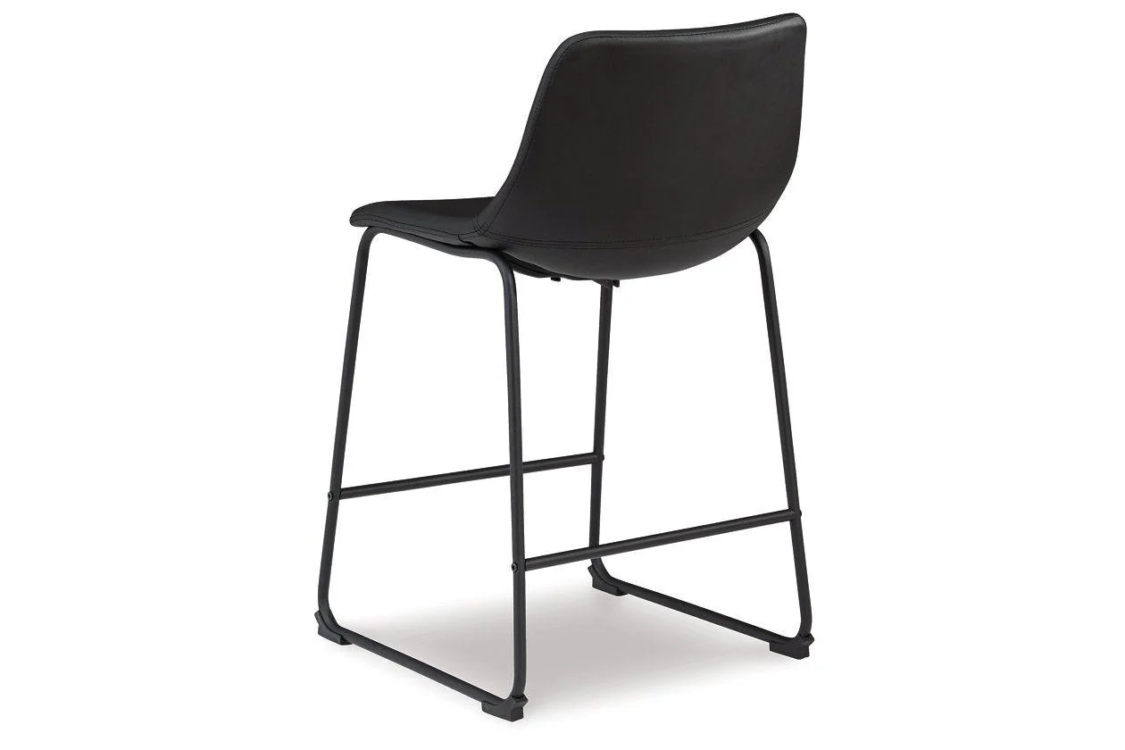 Centiar Black Counter Height Barstool, Set of 2 - Image 4