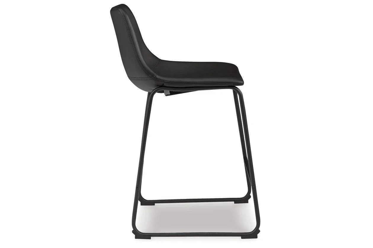 Centiar Black Counter Height Barstool, Set of 2 - Image 5