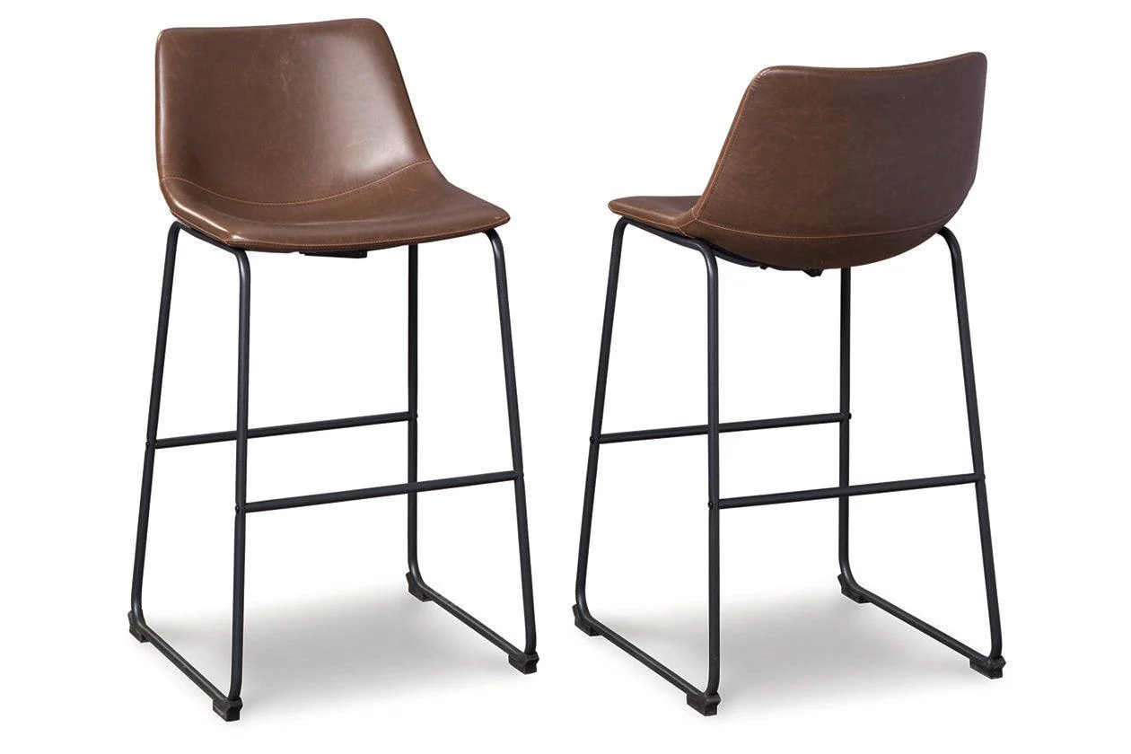 Centiar Brown Pub Height Barstool, Set of 2 - Image 2