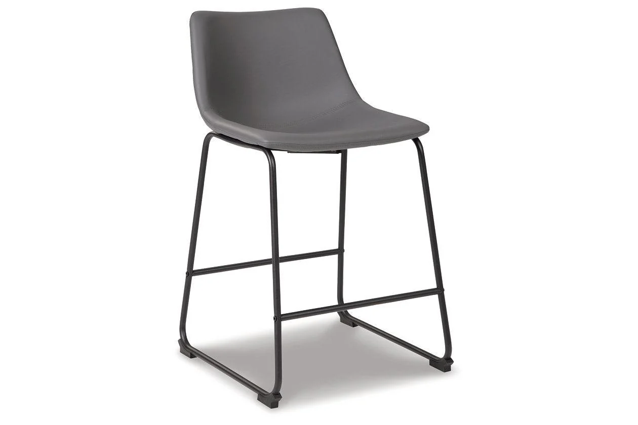 Centiar Gray Counter Height Barstool, Set of 2 - Image 2