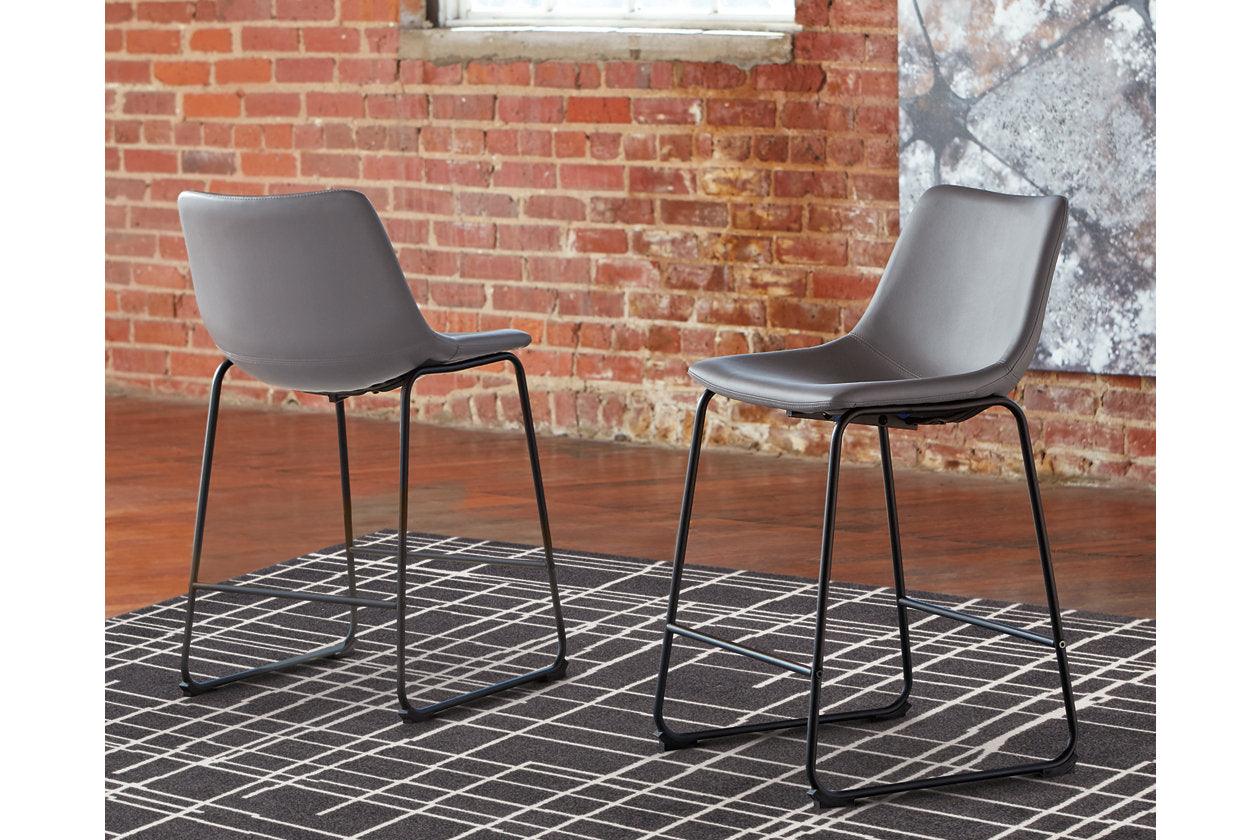 Centiar Gray Counter Height Barstool, Set of 2 - Image 6
