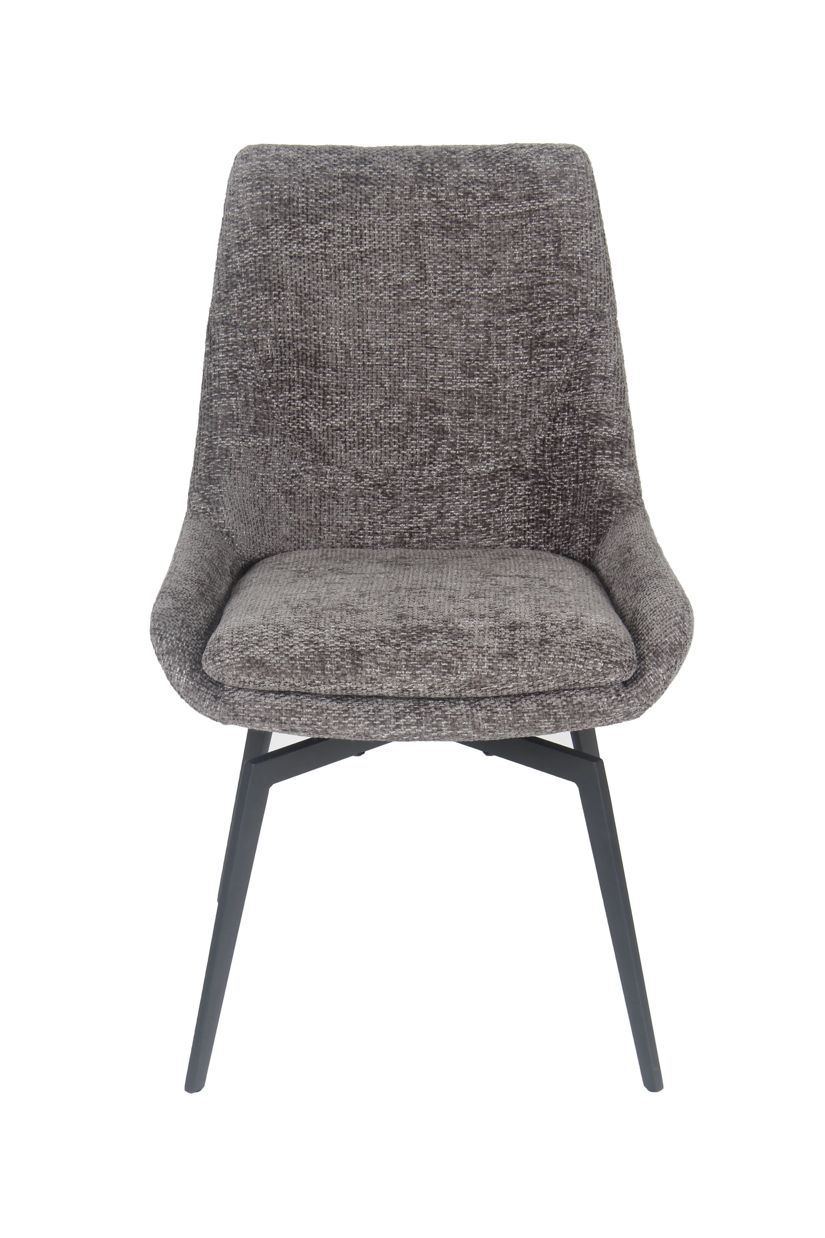CEO 180 Degree Return Swivel Upholstered Dining Chair in Oyster (Set of 2) - Image 2