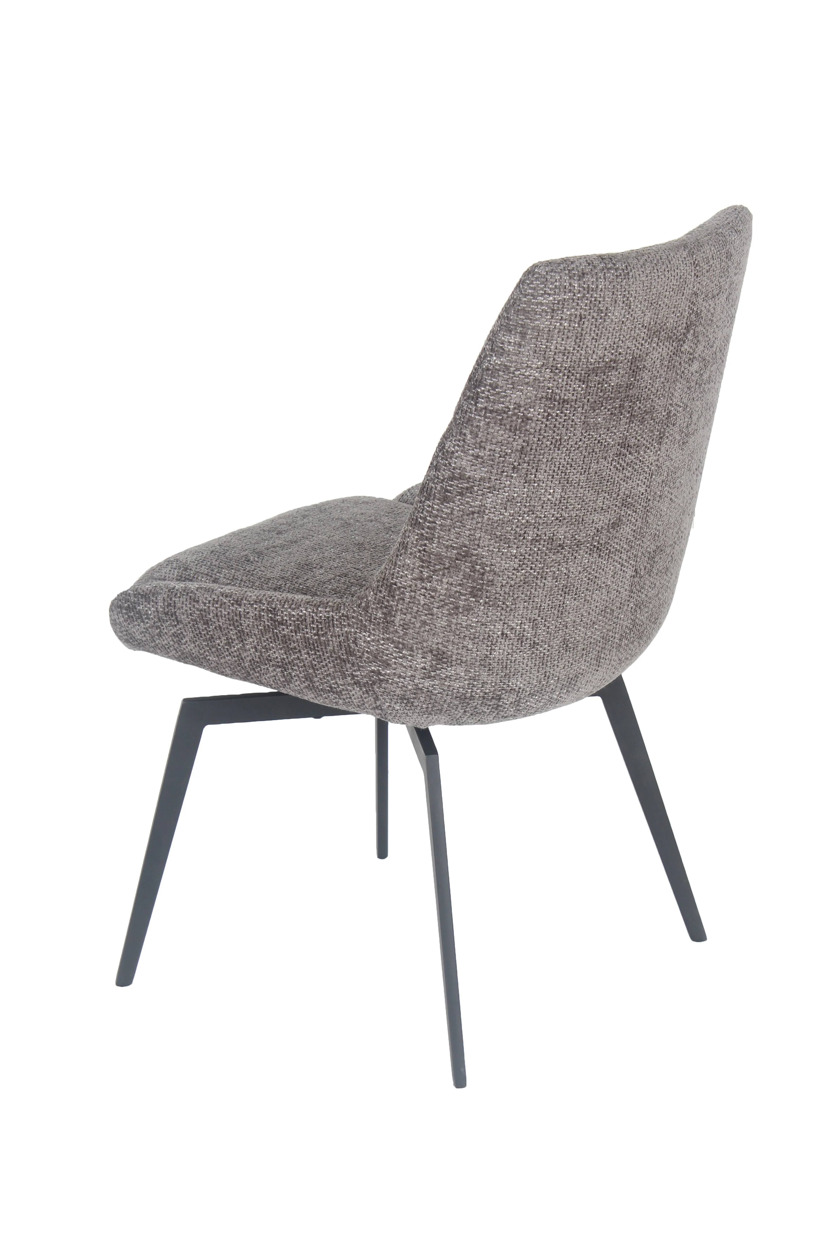 CEO 180 Degree Return Swivel Upholstered Dining Chair in Oyster (Set of 2) - Image 4