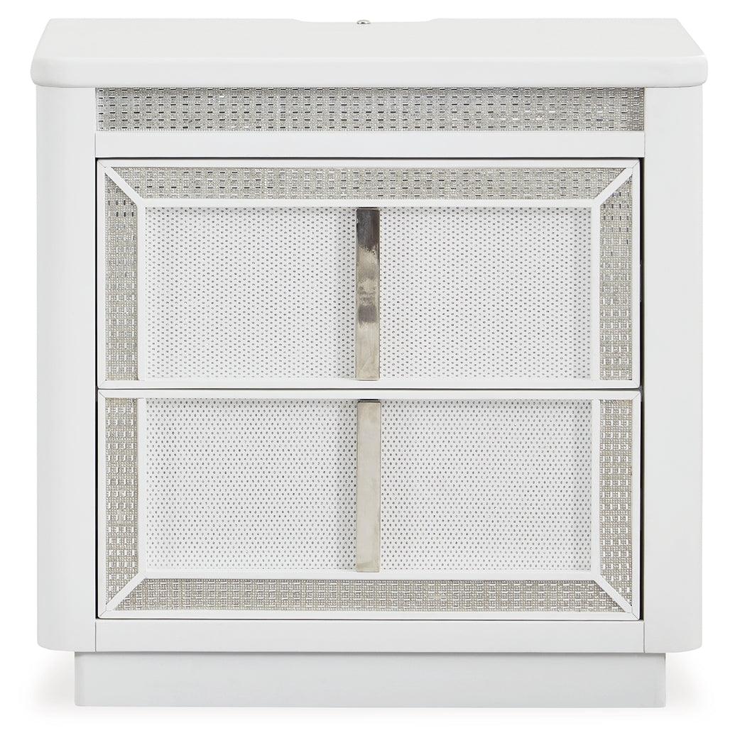 Chalanna White Nightstand - Image 3