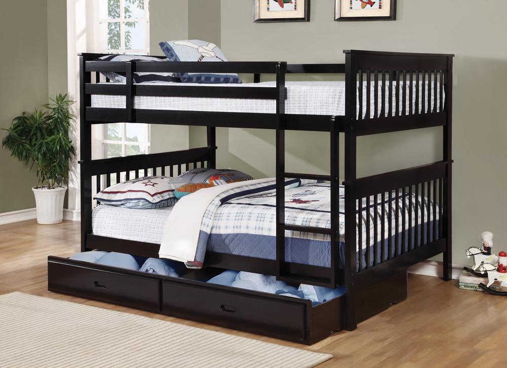 Chapman Black Full Over Full Bunk Bed