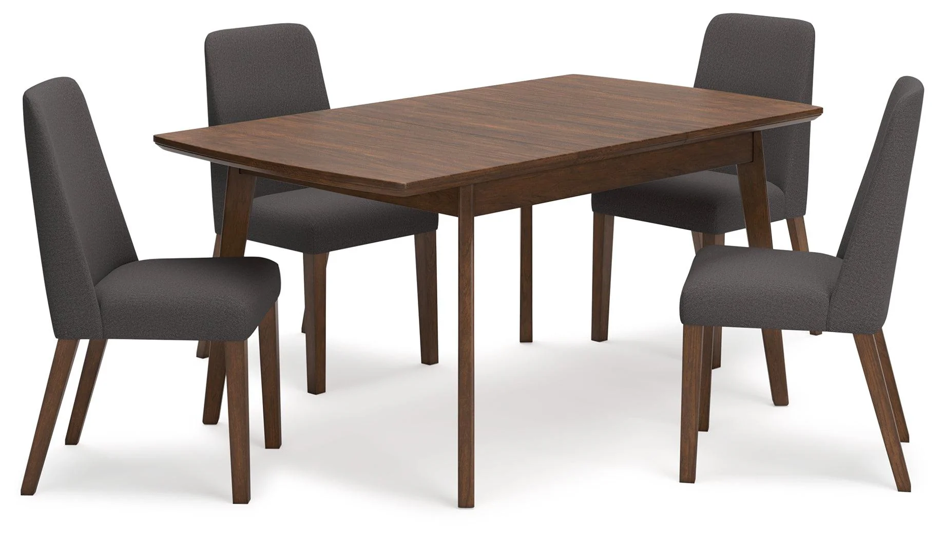 Lyncott Charcoal/Brown Dining Table and 4 Chairs - Image 18