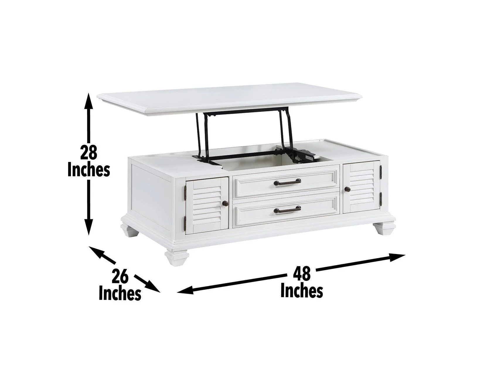 Charlestown Lift-Top Cocktail Table - Image 13