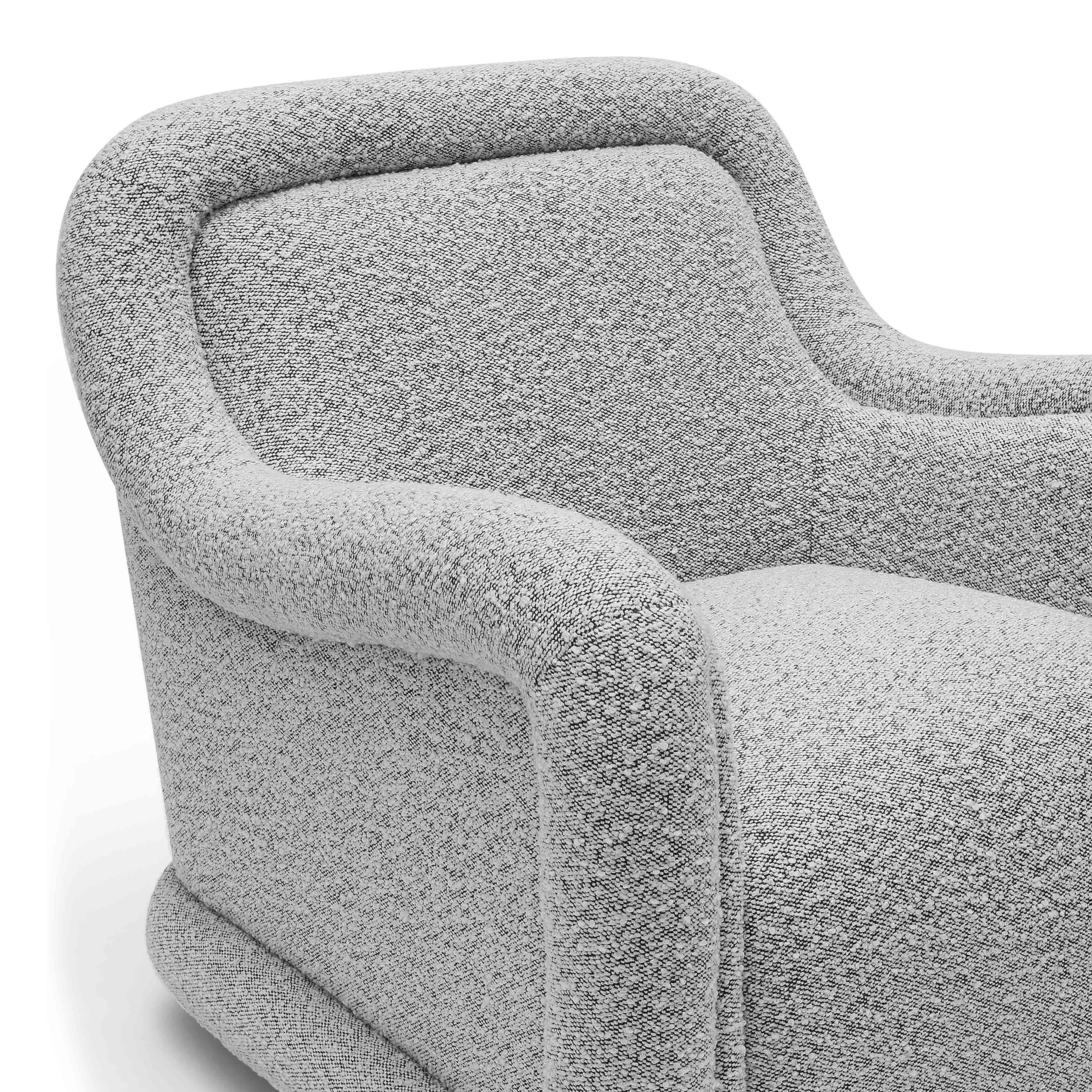 Charli Boucle Swivel Chair - Image 12